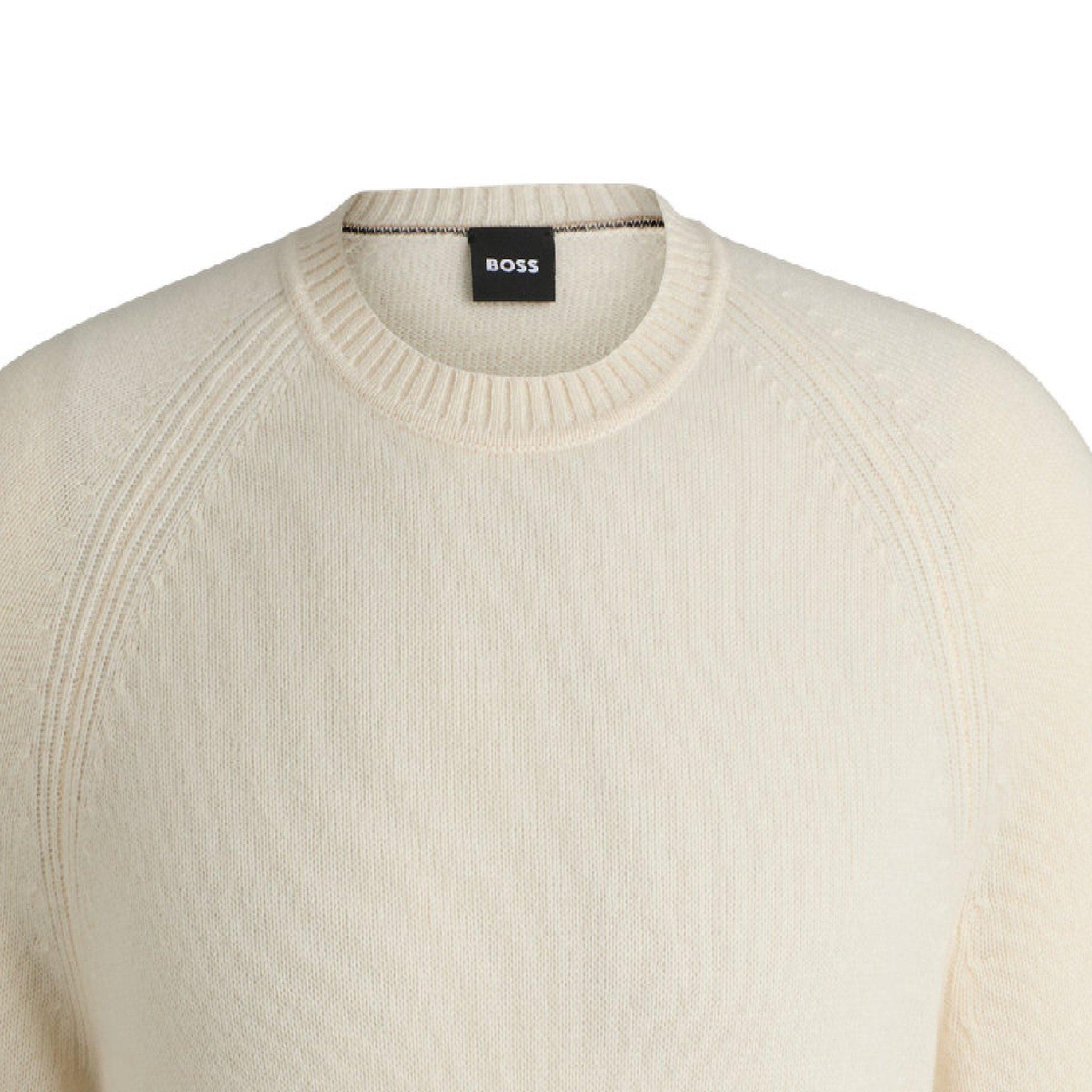 Open White - Boss - H-Emalvo 10265480 01 Knitted Top Mens - 2