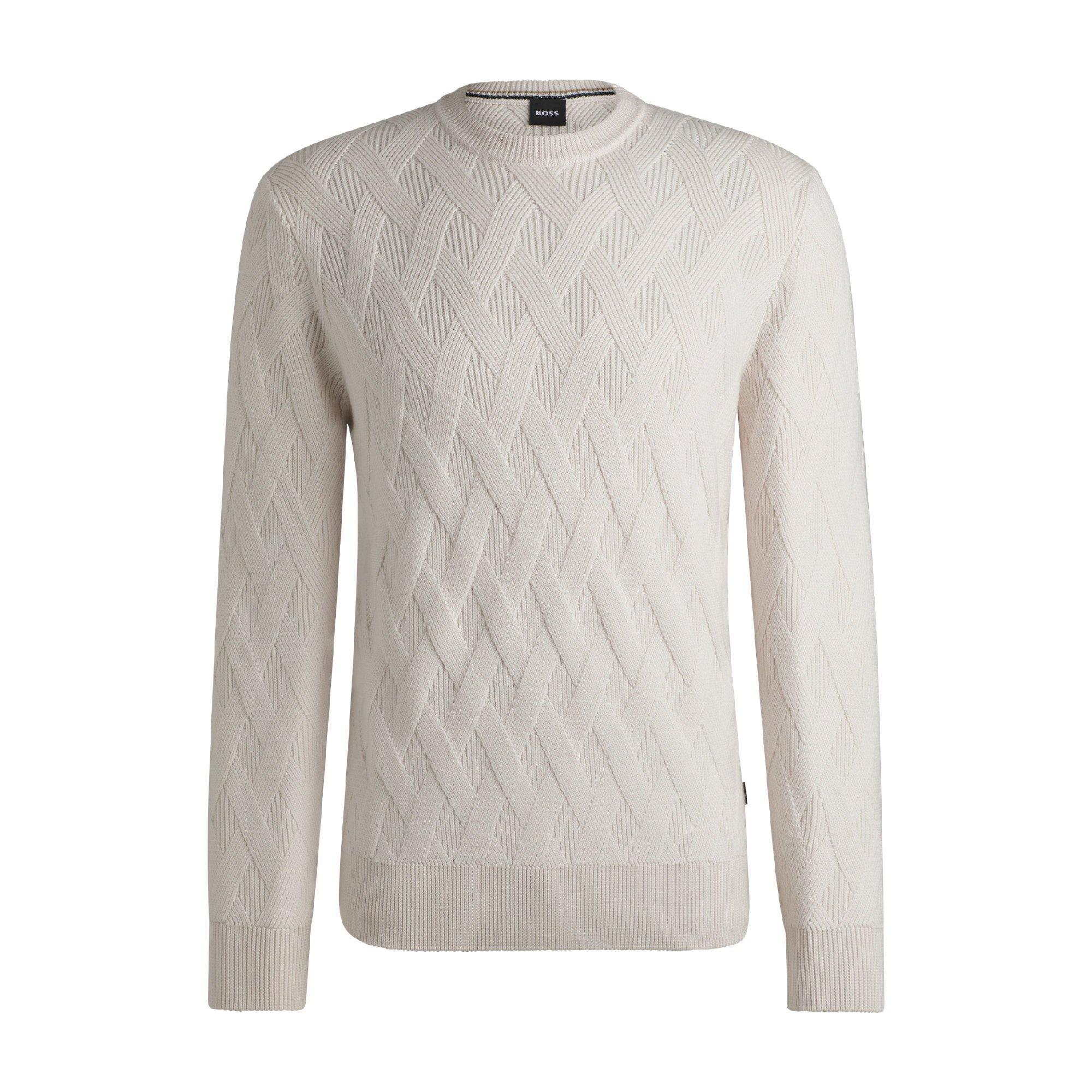 Open White - Boss - Men's H Elfredo Knitted Top - 1