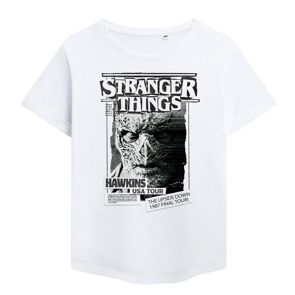 White - Stranger Things - Stranger Things Newspaper Vecna Fashion T-Shirt W - 1