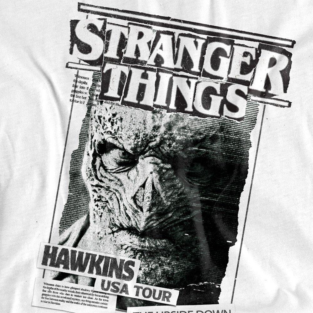 White - Stranger Things - Stranger Things Newspaper Vecna Fashion T-Shirt W - 2