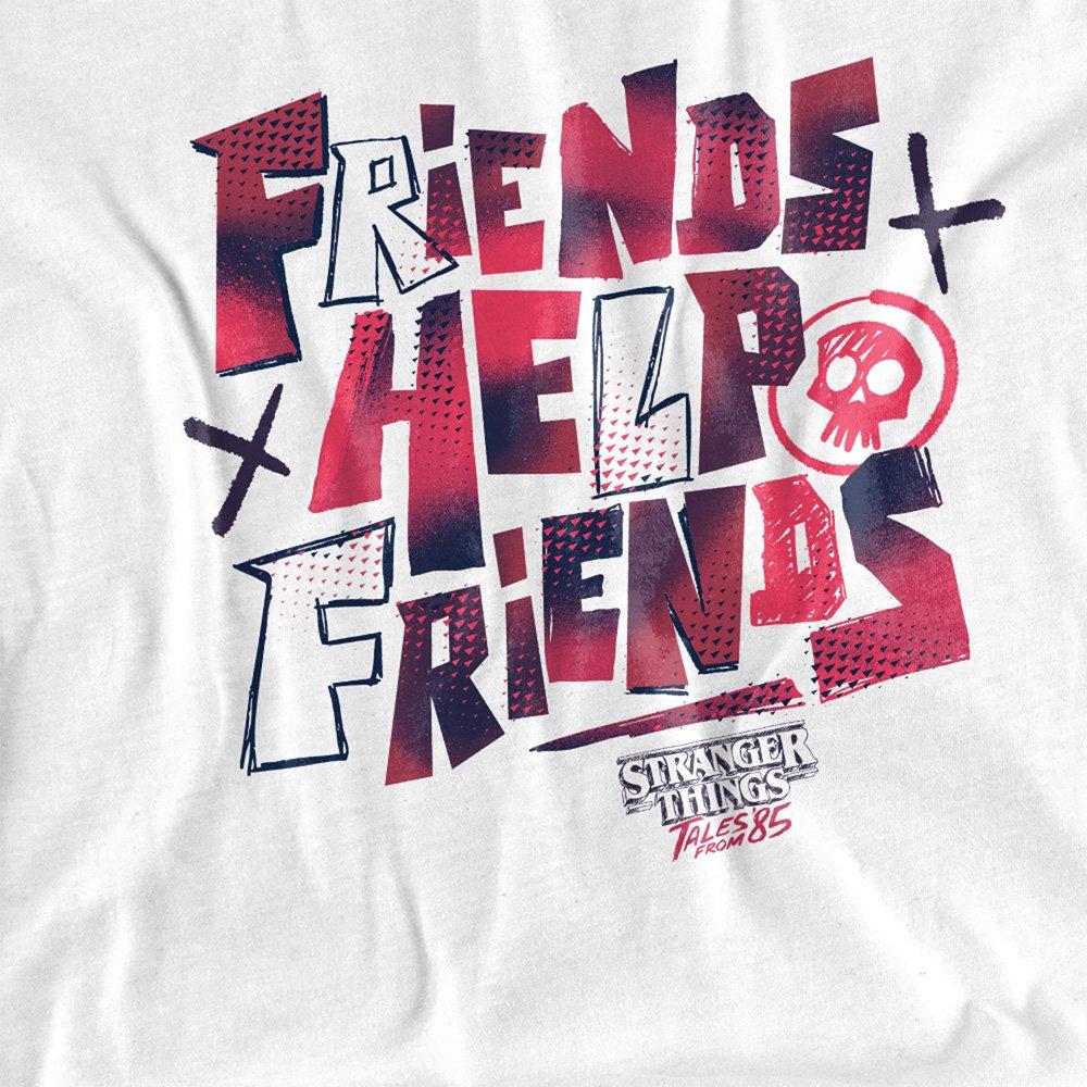 White - Stranger Things - Stranger Things Tales From 85 Friends Help Kids T - 2