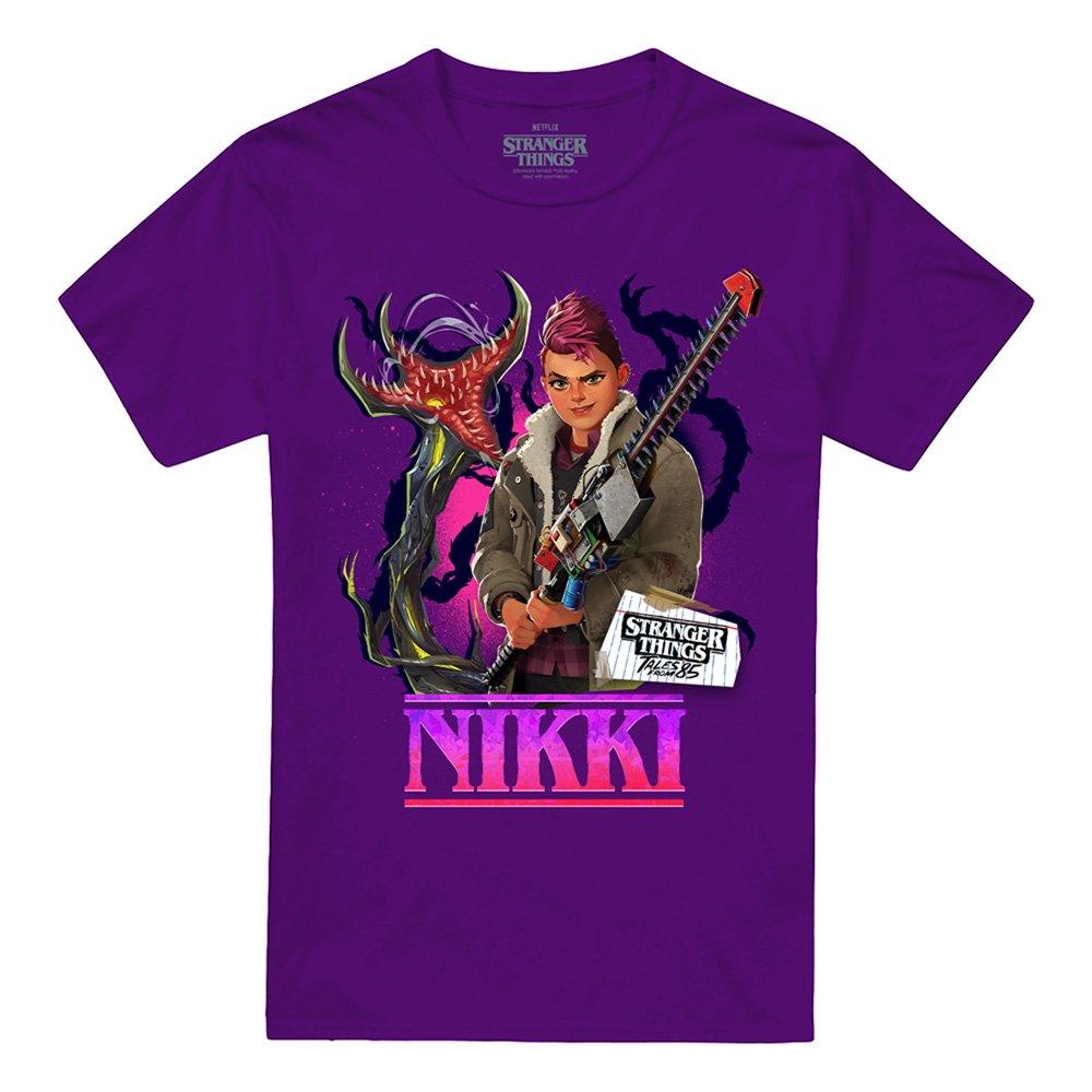 Purple - Stranger Things - Stranger Things Tales From 85 Nikki T Shirt Purpl - 4