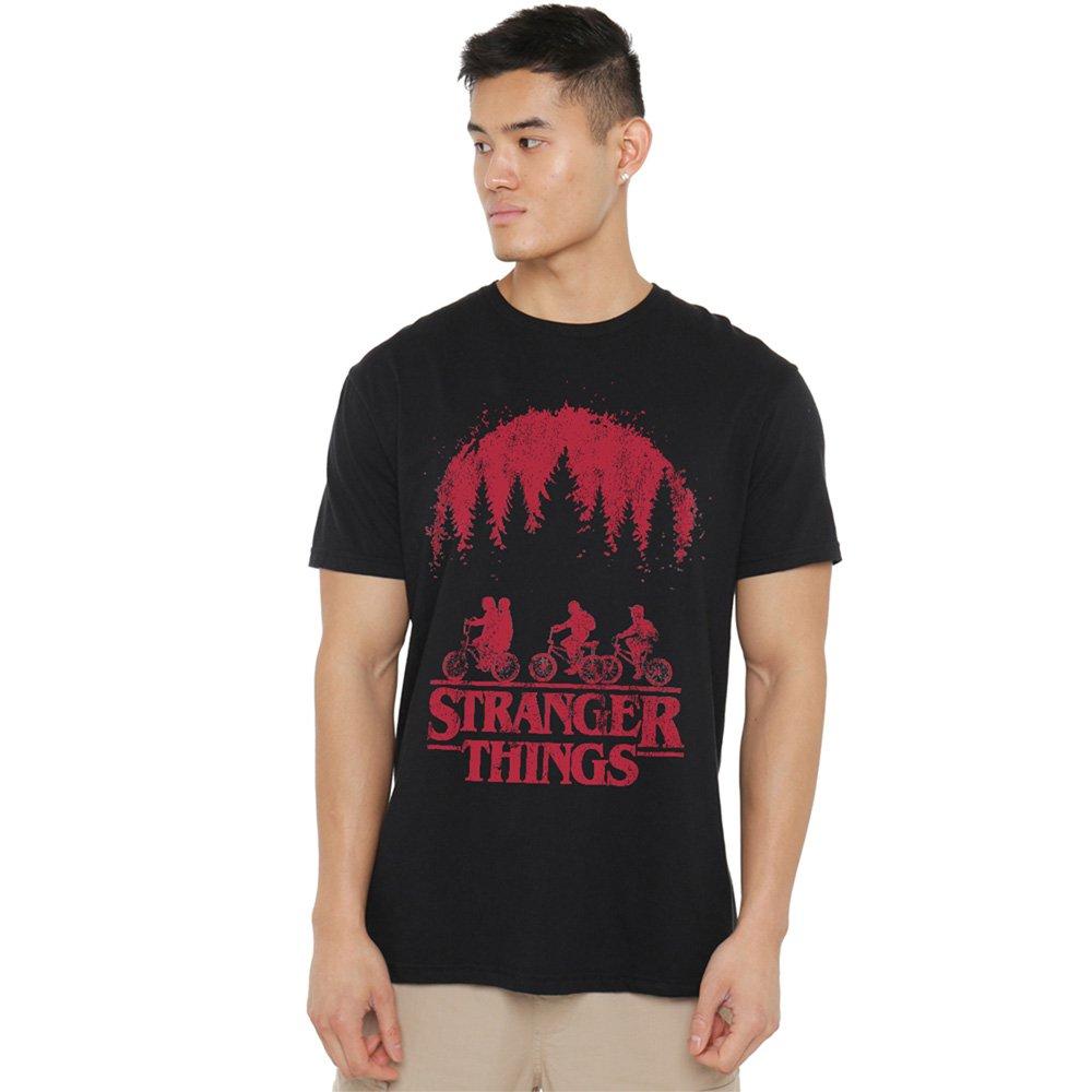 Black - Stranger Things - Stranger Things Bikes T-Shirt Black - 1