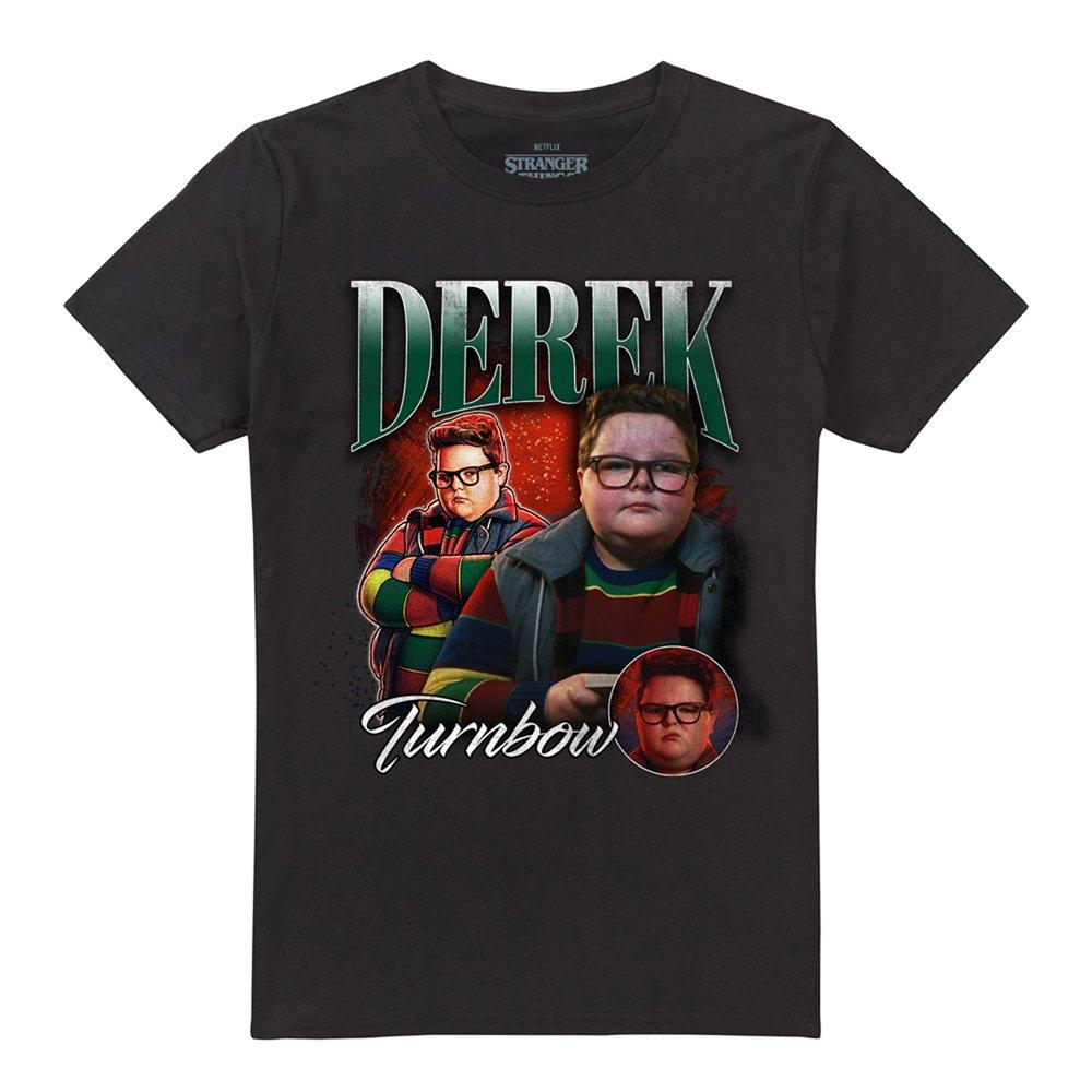 Black - Stranger Things - Stranger Things Derek Homage T-Shirt Black - 4
