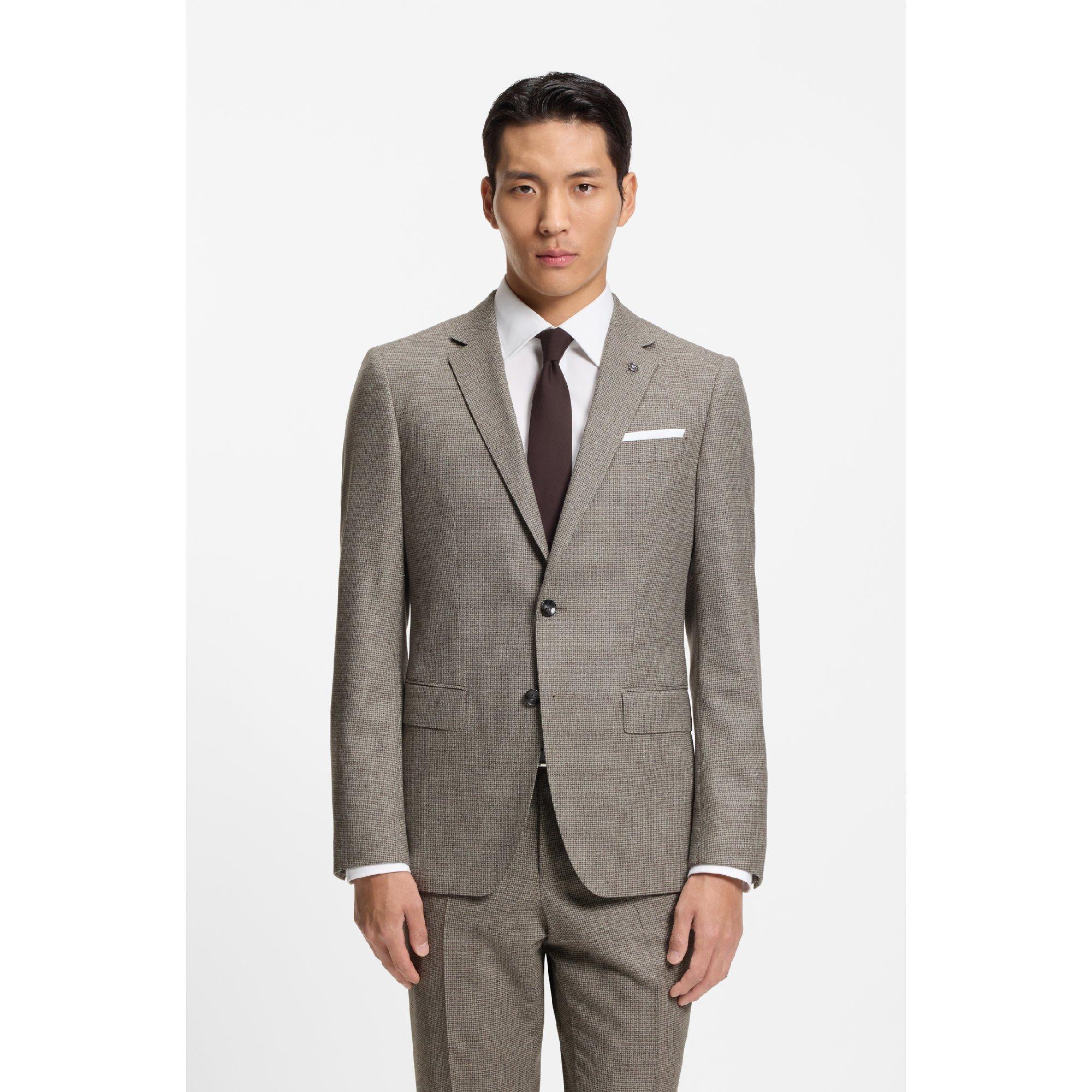 Boss Men's H Hutson Formal Jacket - Open White - 38 (48)