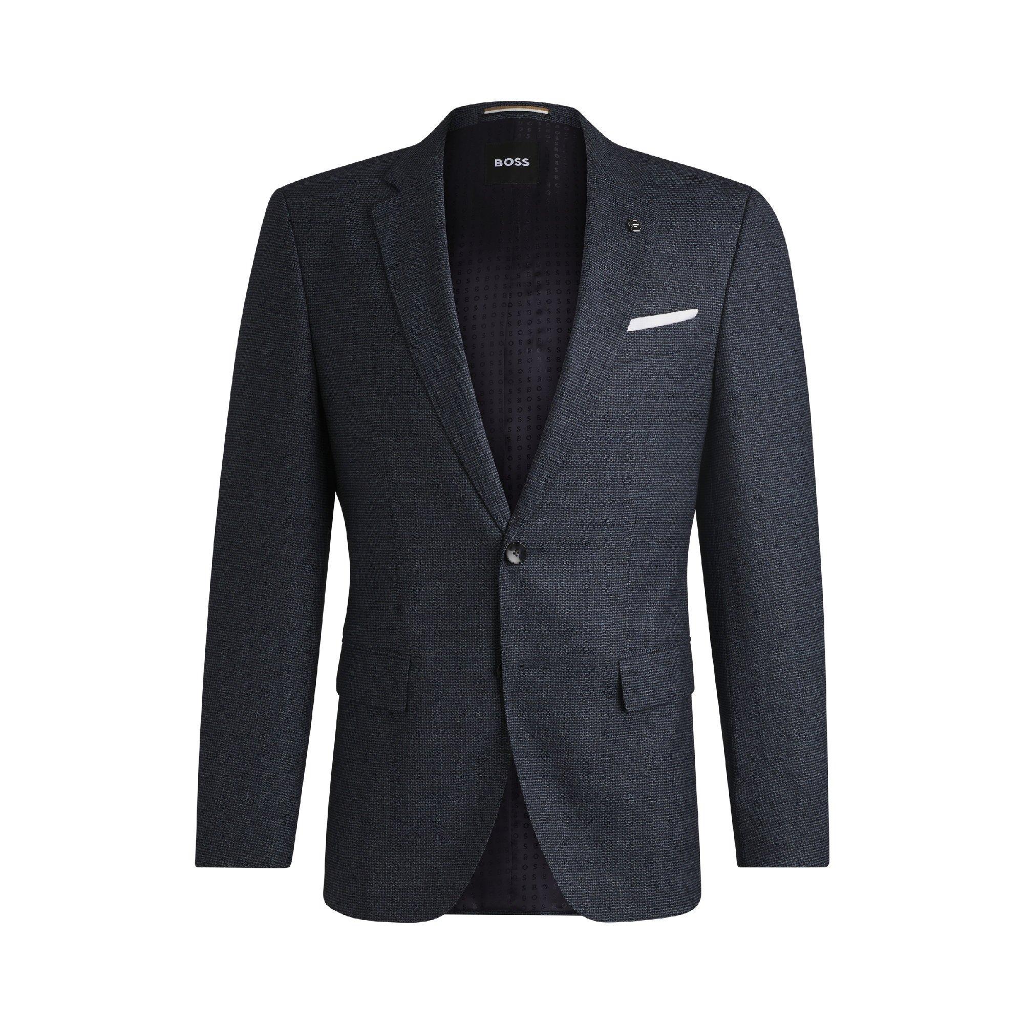 Boss Men's H Hutson Formal Jacket - Dark Blue - 38 (48)