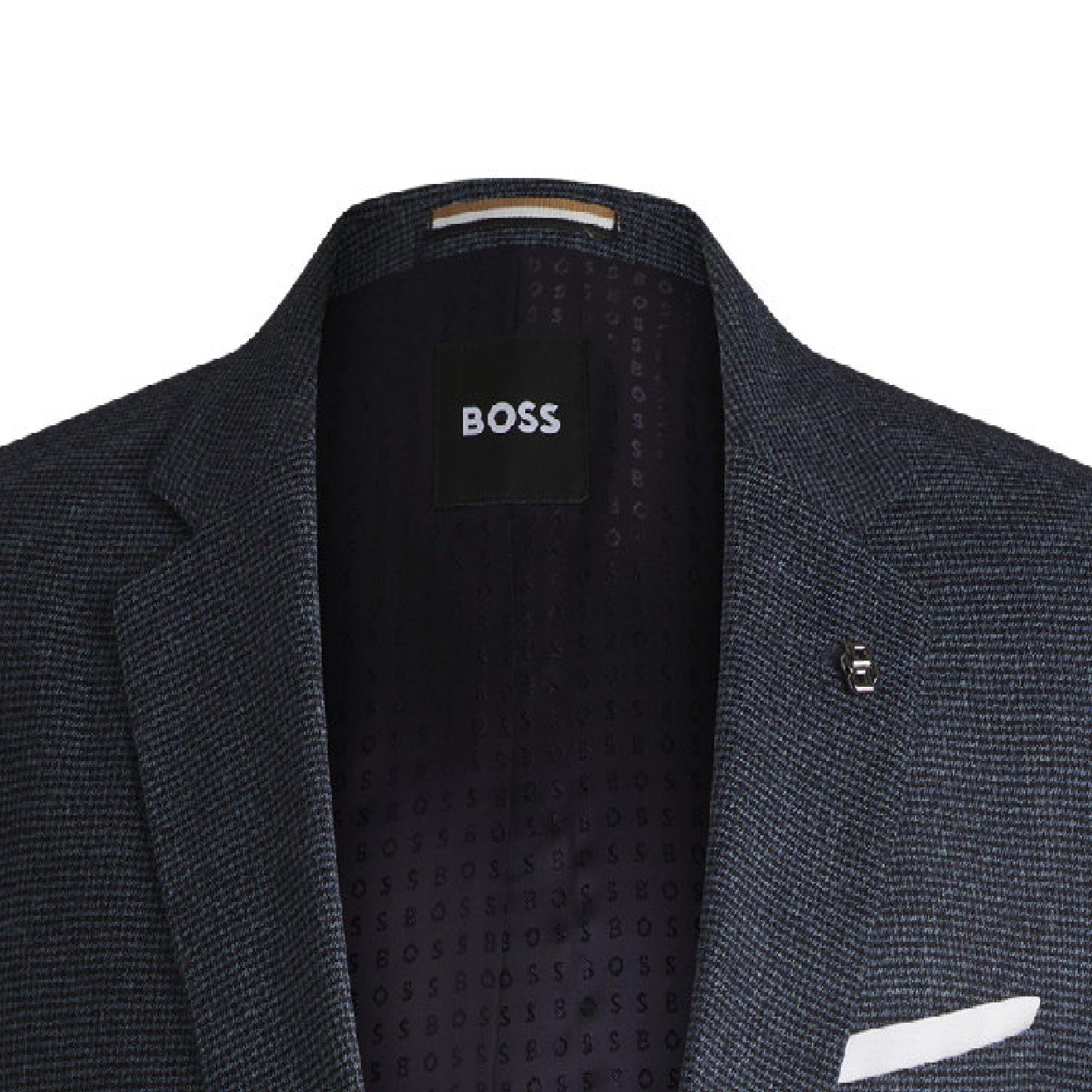 Tamno plava - Boss - Men's H Hutson Formal Jacket - 2