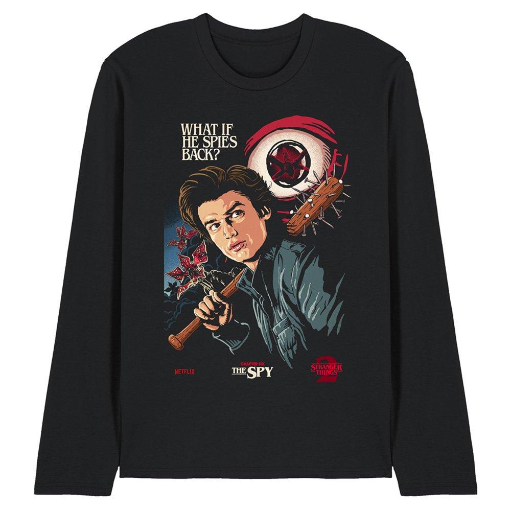 Black - Stranger Things - Stranger Things Butcher Billy S2 Ch6 Long Sleeve T - 1