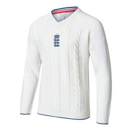 Castore Castore England Cricket Knitted Sweatshirt 2023 Mens