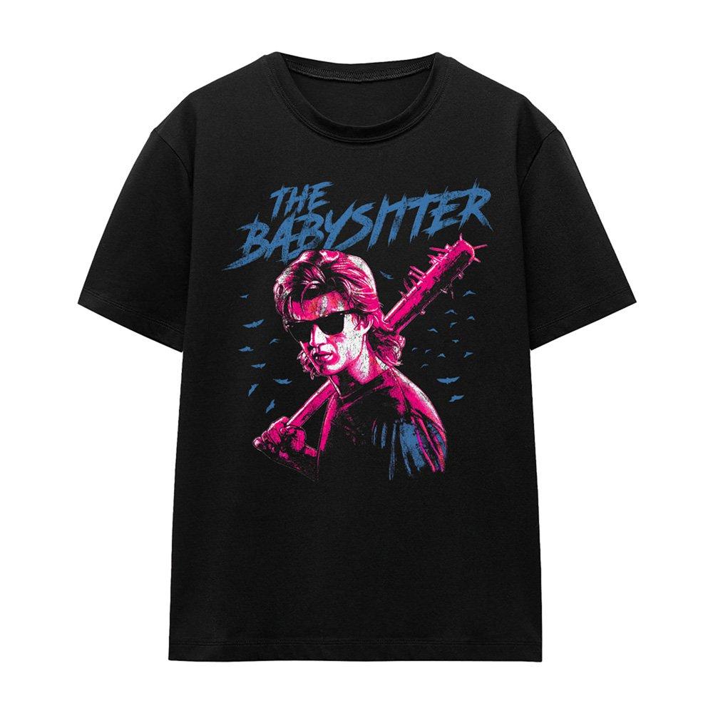 Black - Stranger Things - Stranger Things The Babysitter T Shirt Black - 4