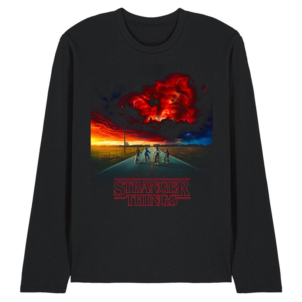 Black - Stranger Things - Stranger Things Mindflayer Poster Long Sleeve T-Sh - 1
