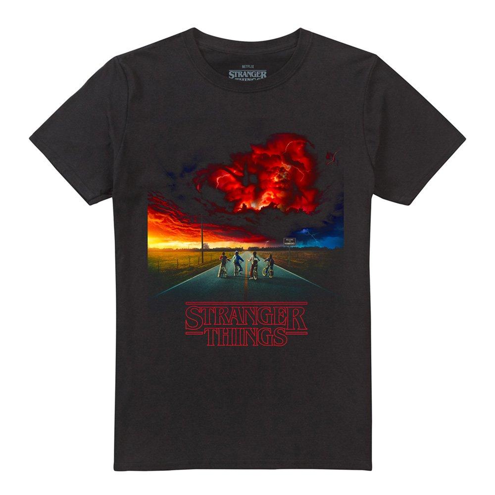 Black - Stranger Things - Stranger Things Mindflayer Poster T-Shirt Black - 4