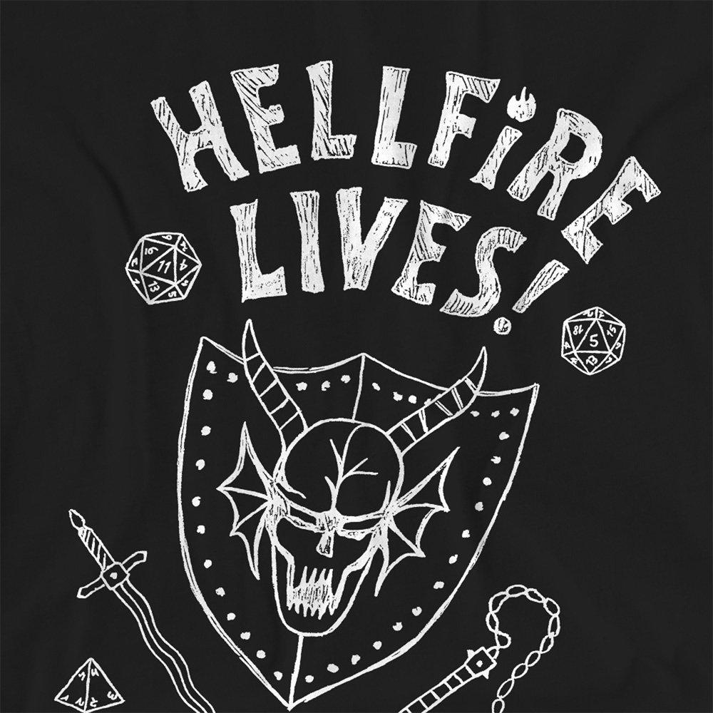 Black - Stranger Things - Stranger Things Hellfire Graduation Invert T Shirt - 2