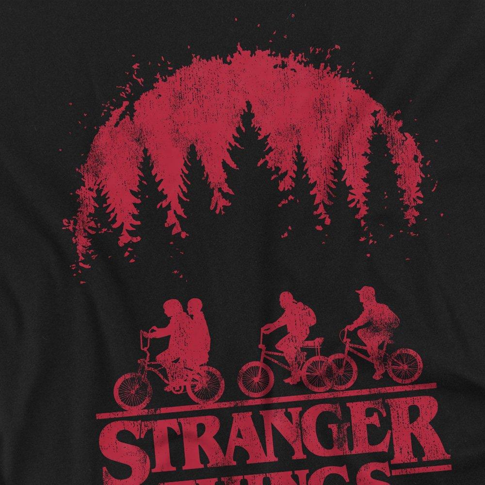 Black - Stranger Things - Stranger Things Bikes Long Sleeve T-Shirt Black - 2