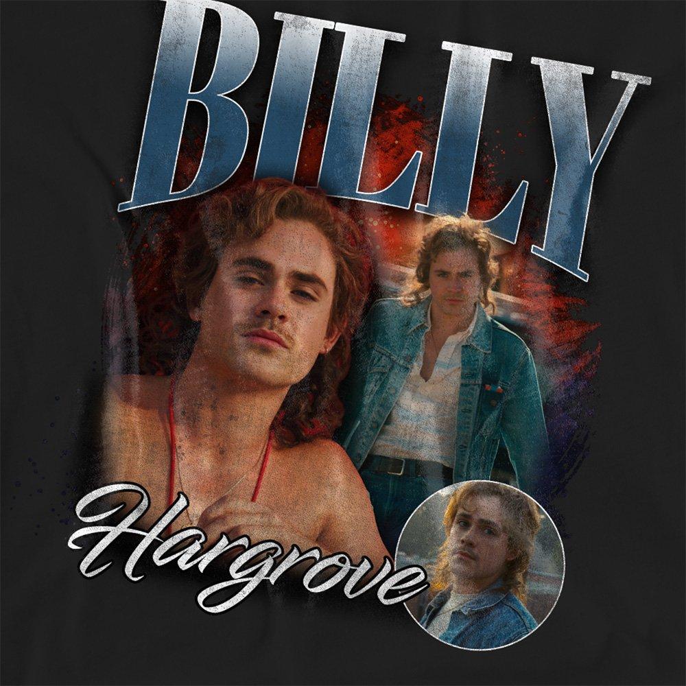 Black - Stranger Things - Stranger Things Billy Homage T Shirt Black - 2