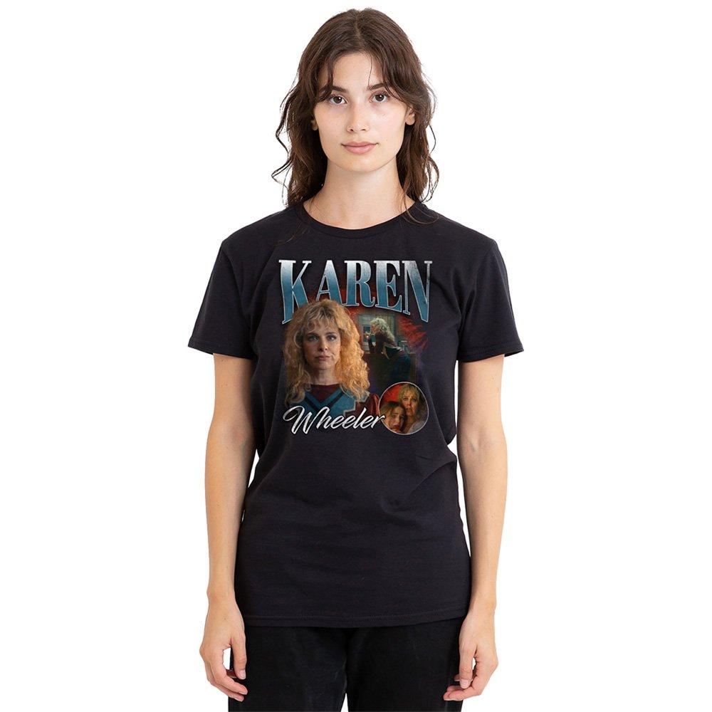 Black - Stranger Things - Stranger Things Karen Homage T Shirt Black - 1