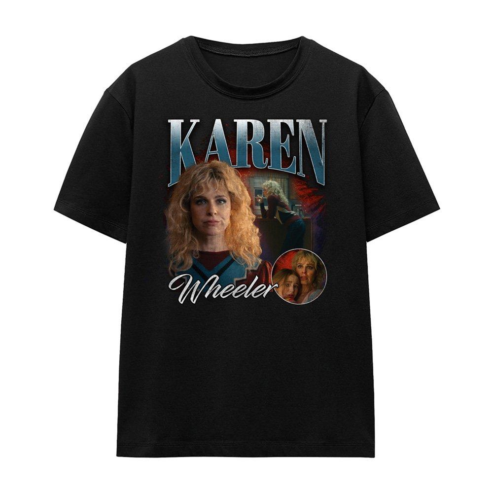 Black - Stranger Things - Stranger Things Karen Homage T Shirt Black - 4