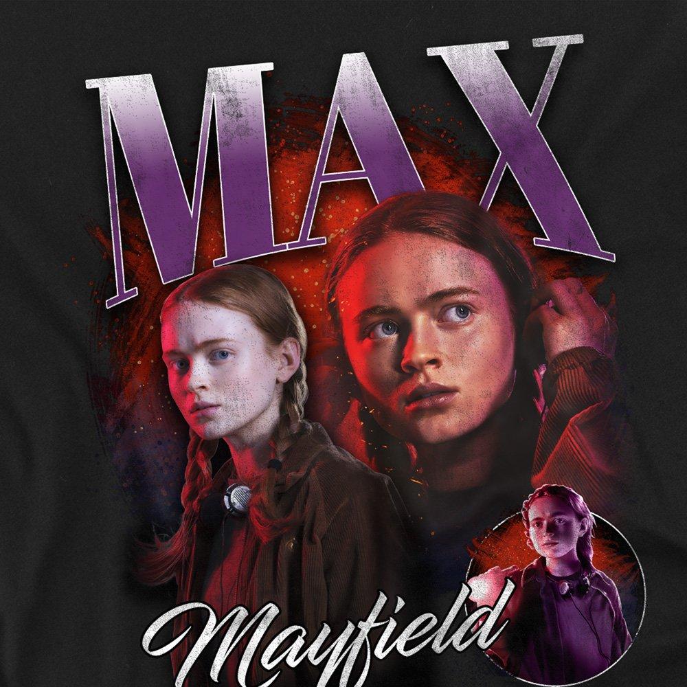 Black - Stranger Things - Stranger Things Max Homage T-Shirt Black - 2