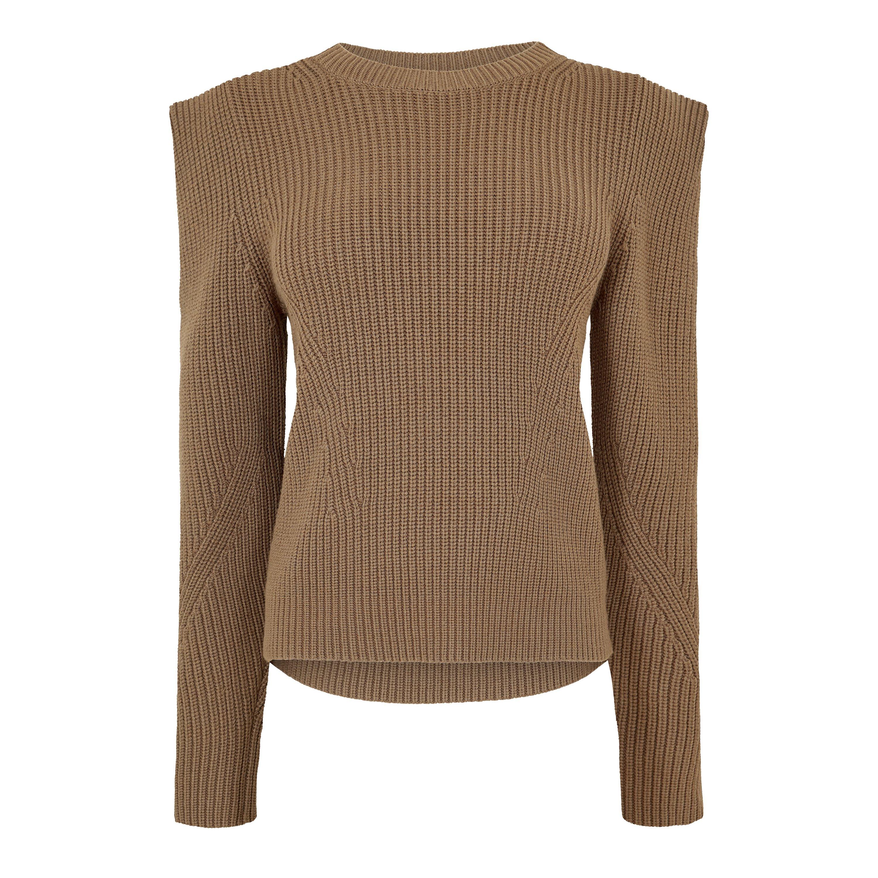 Open Brown - Boss - Women's Frarimi Knitted Top - 1