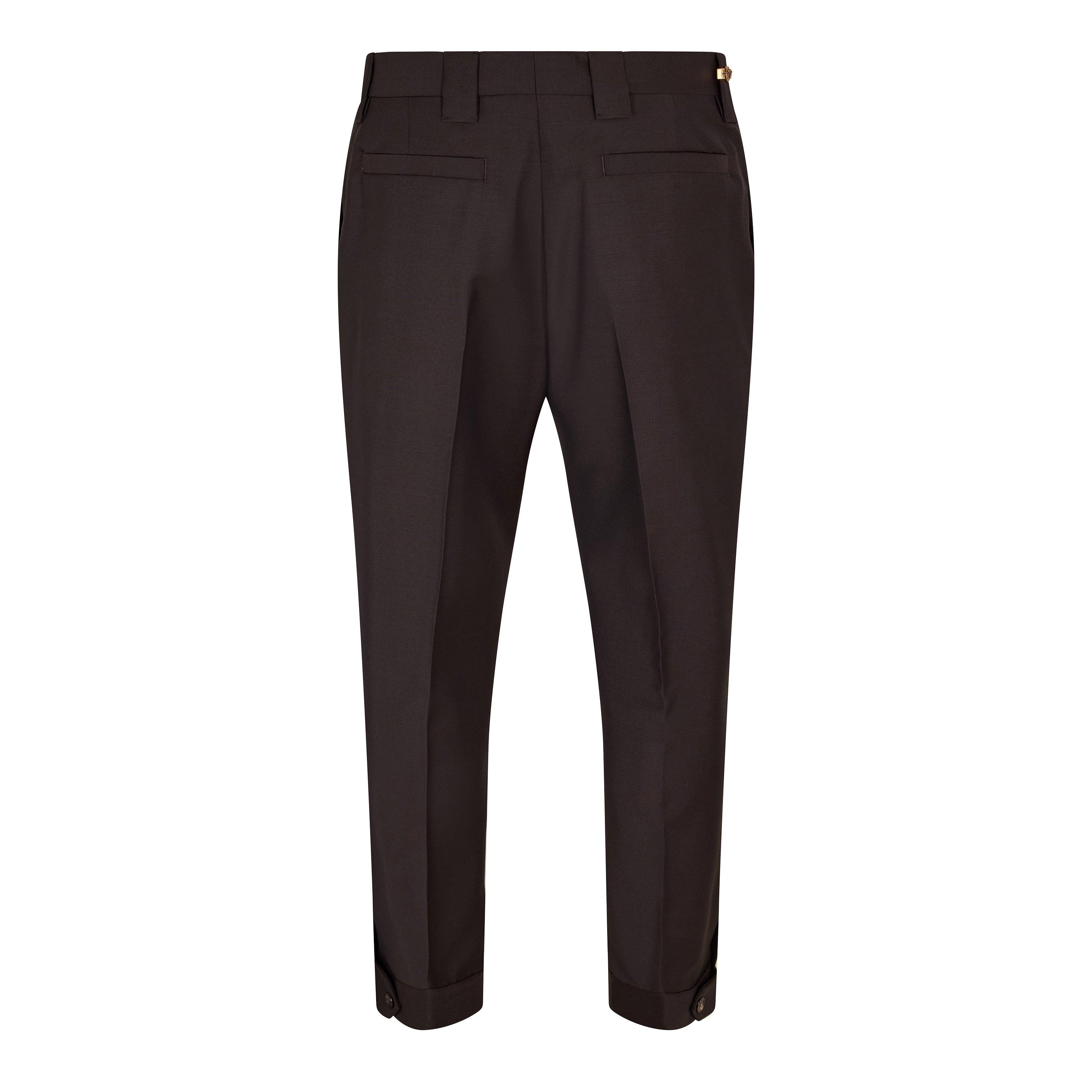 Chocolate - Versace - Versace Mohair Pant Sn62 - 2