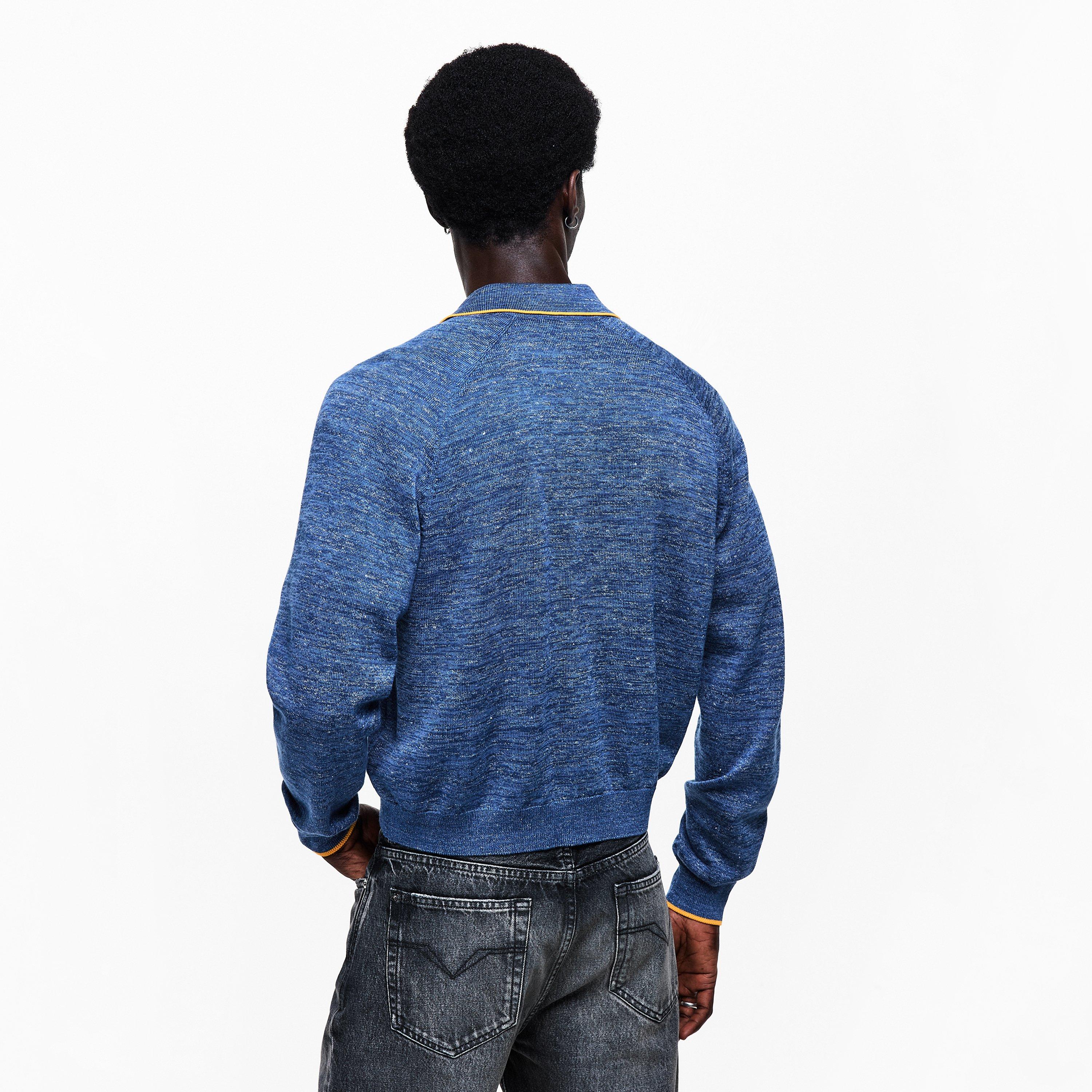 Sky - Versace - Men's Full Zip Knitted Top - 4