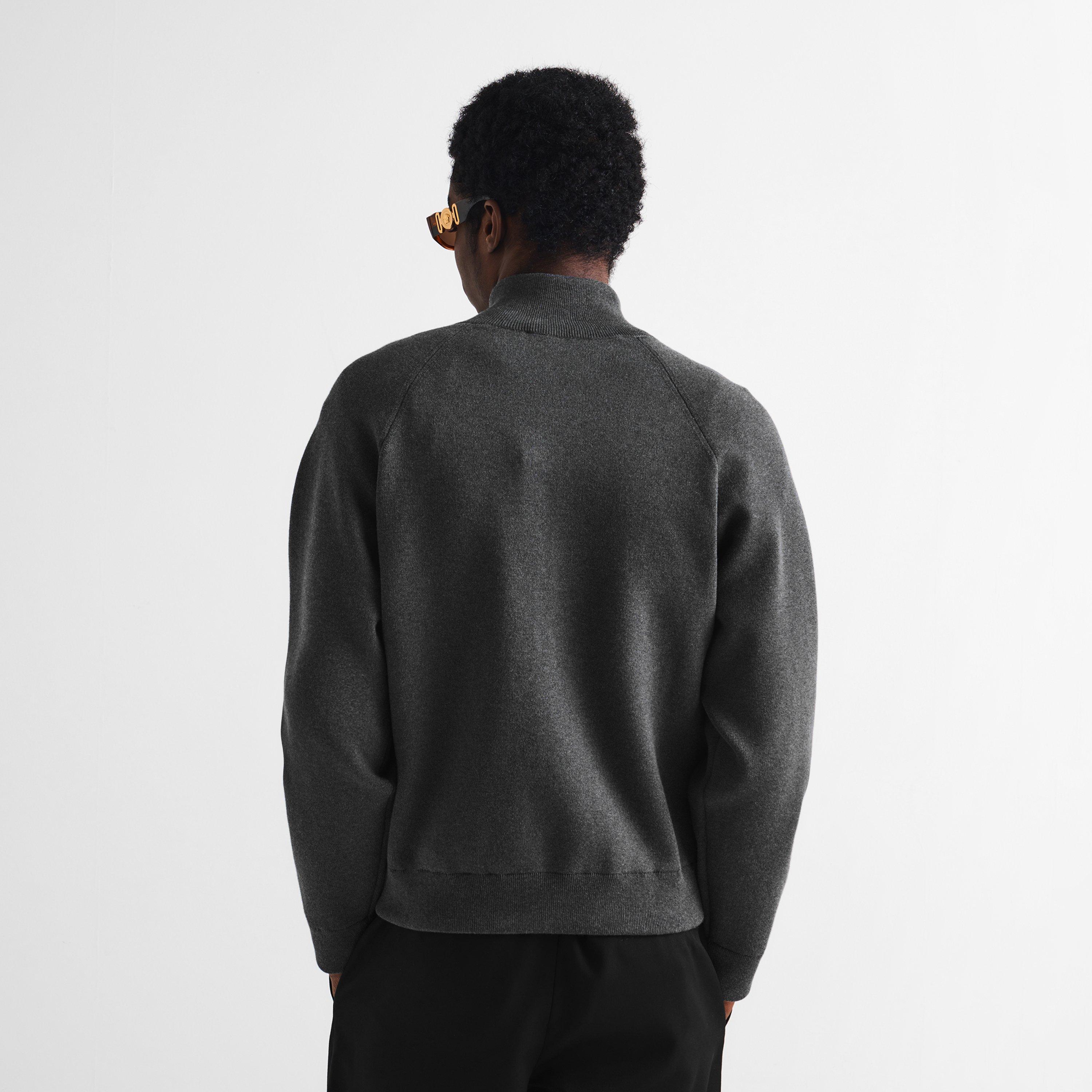 Medium Grey - Versace - Versace Knit Trk Jkt Sn62 - 4