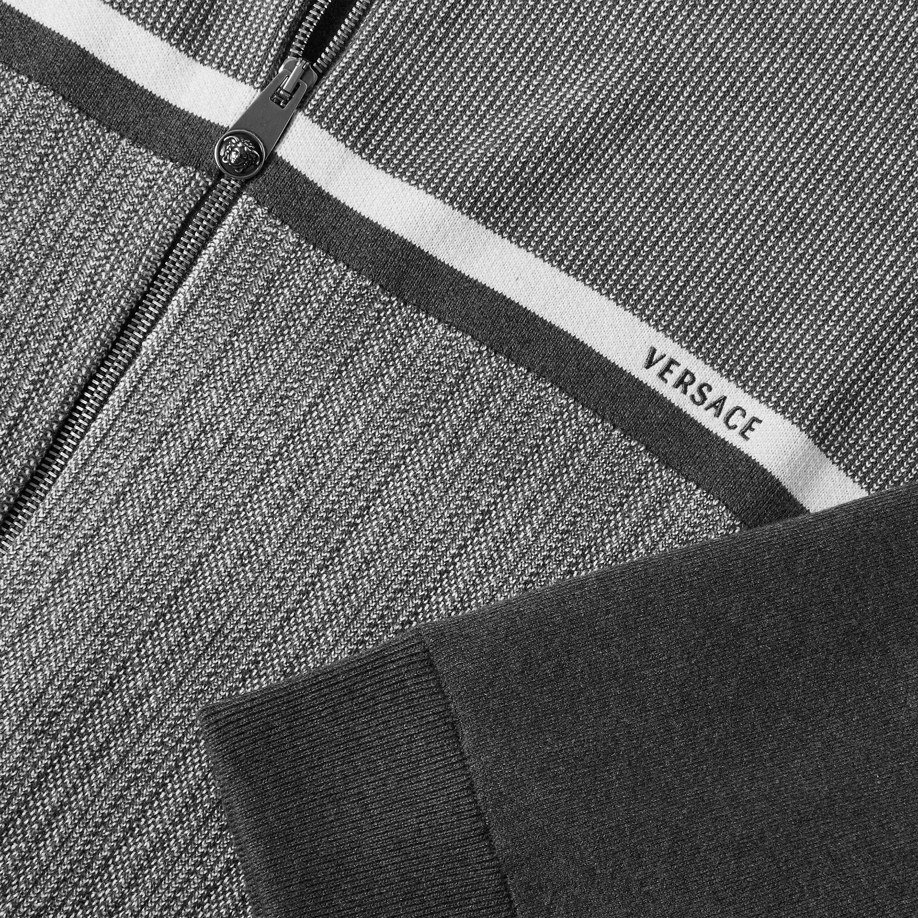 Medium Grey - Versace - Versace Knit Trk Jkt Sn62 - 3