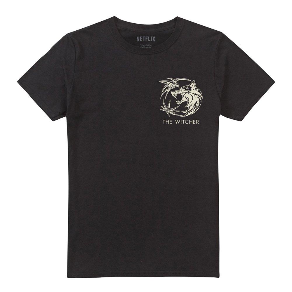Black - The Witcher - The Witcher Bones Crest Front Back T-Shirt Black - 5