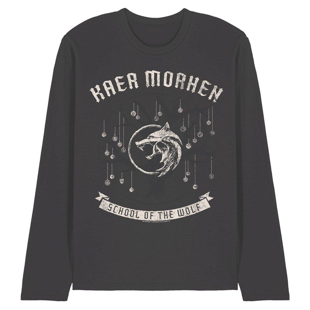 Grey - The Witcher - The Witcher Kaer Morhen Medallion Tree Long Sleeve - 1
