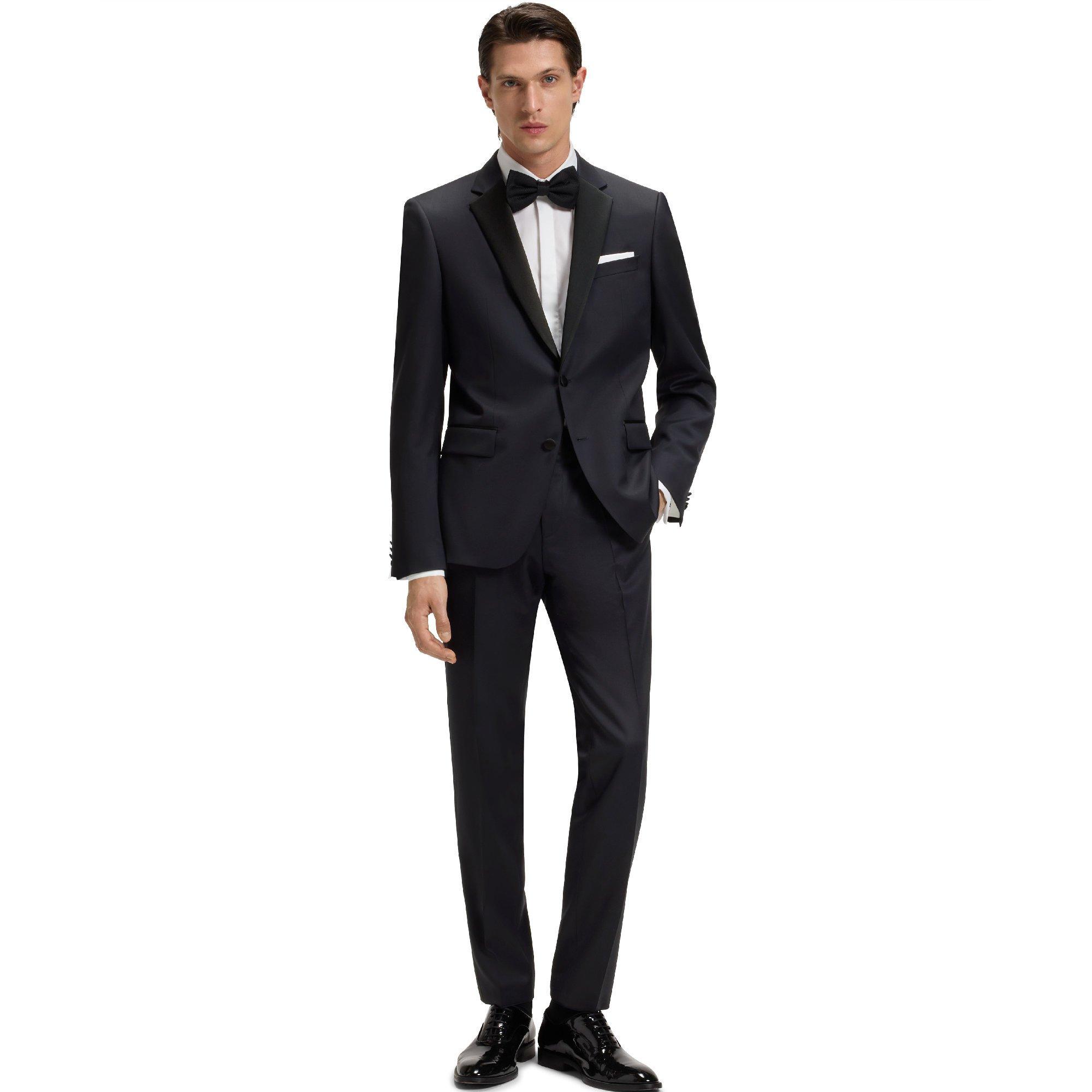 Dark Blue - Boss - H-Huge-Tux-N-B1 10236006 01 Mens - 3