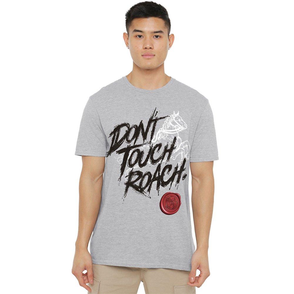 Light Grey - The Witcher - The Witcher DonT Touch Roach T-Shirt Athletic He - 1