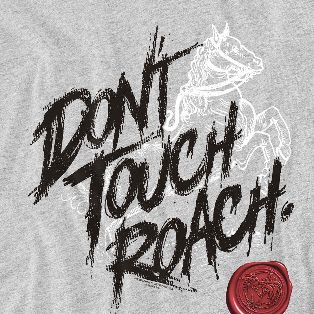 Light Grey - The Witcher - The Witcher DonT Touch Roach T-Shirt Athletic He - 2