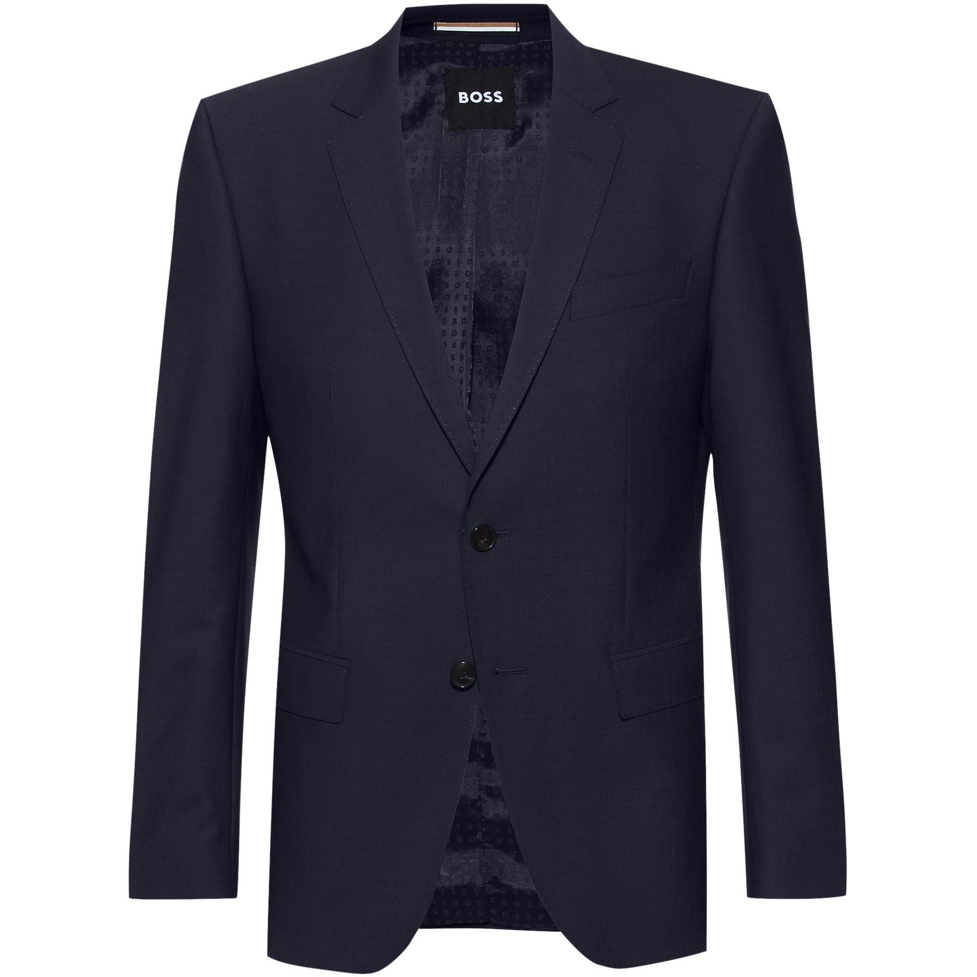 Dark Blue - Boss - Men's Formal Jacket - 1
