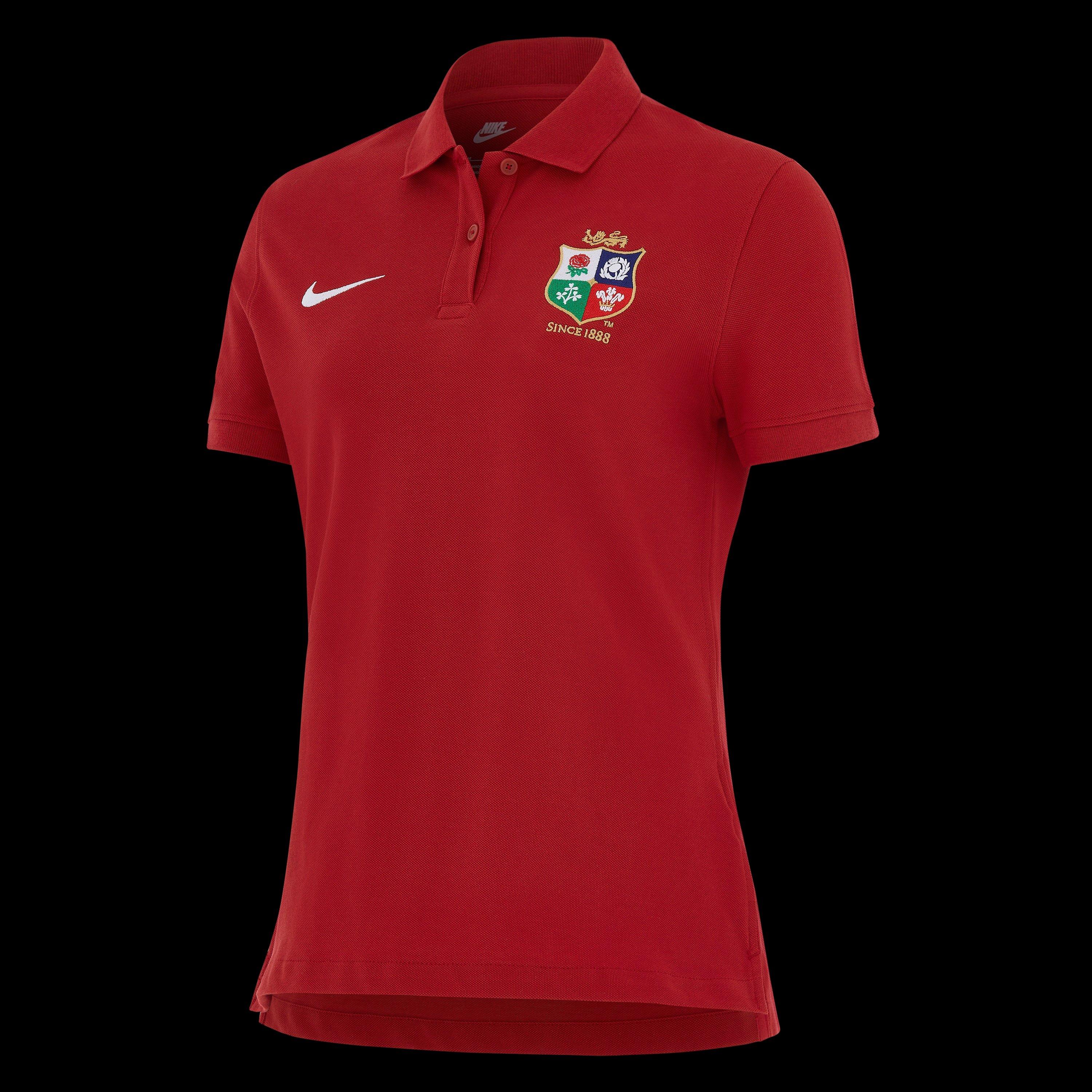 Pepper Red/Wht - Nike - Womens British and Irish Lions Tour 2027 Rugby Polo Shirt - 1