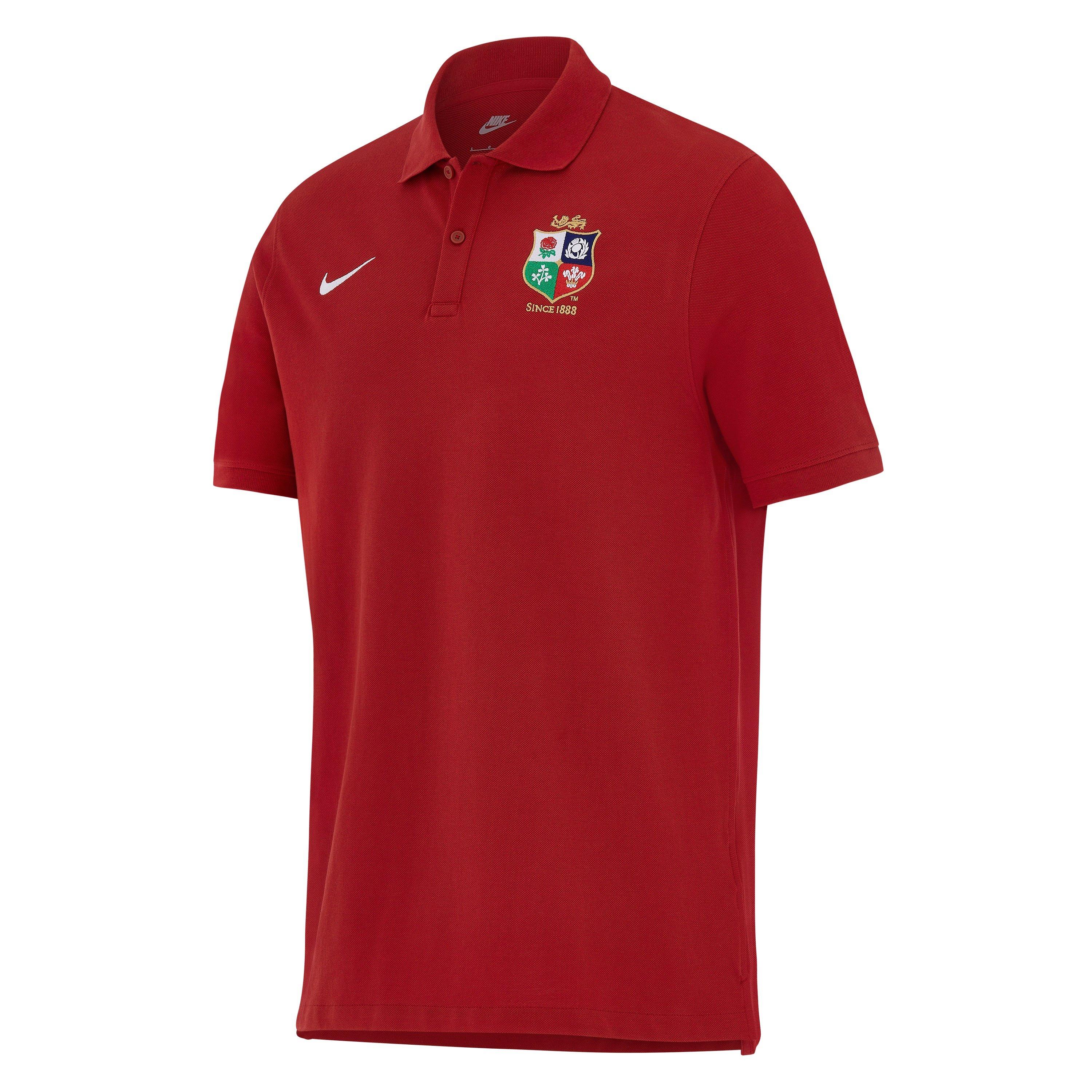 Pepper Red/Wht - Nike - Mens British and Irish Lions Tour 2027 Rugby Polo Shirt - 1