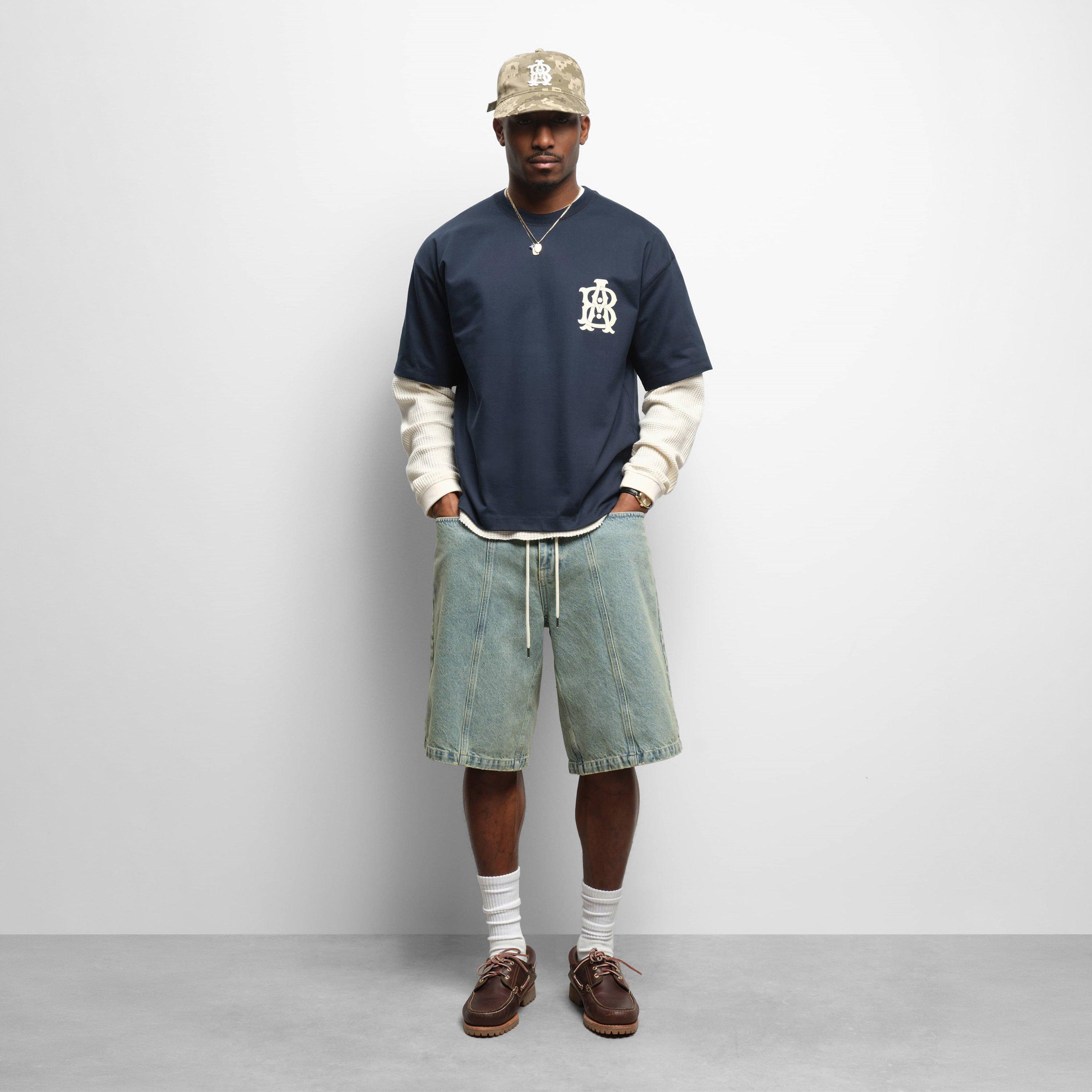 Murky Wash - about:blank - Men's Denim Shorts - 4