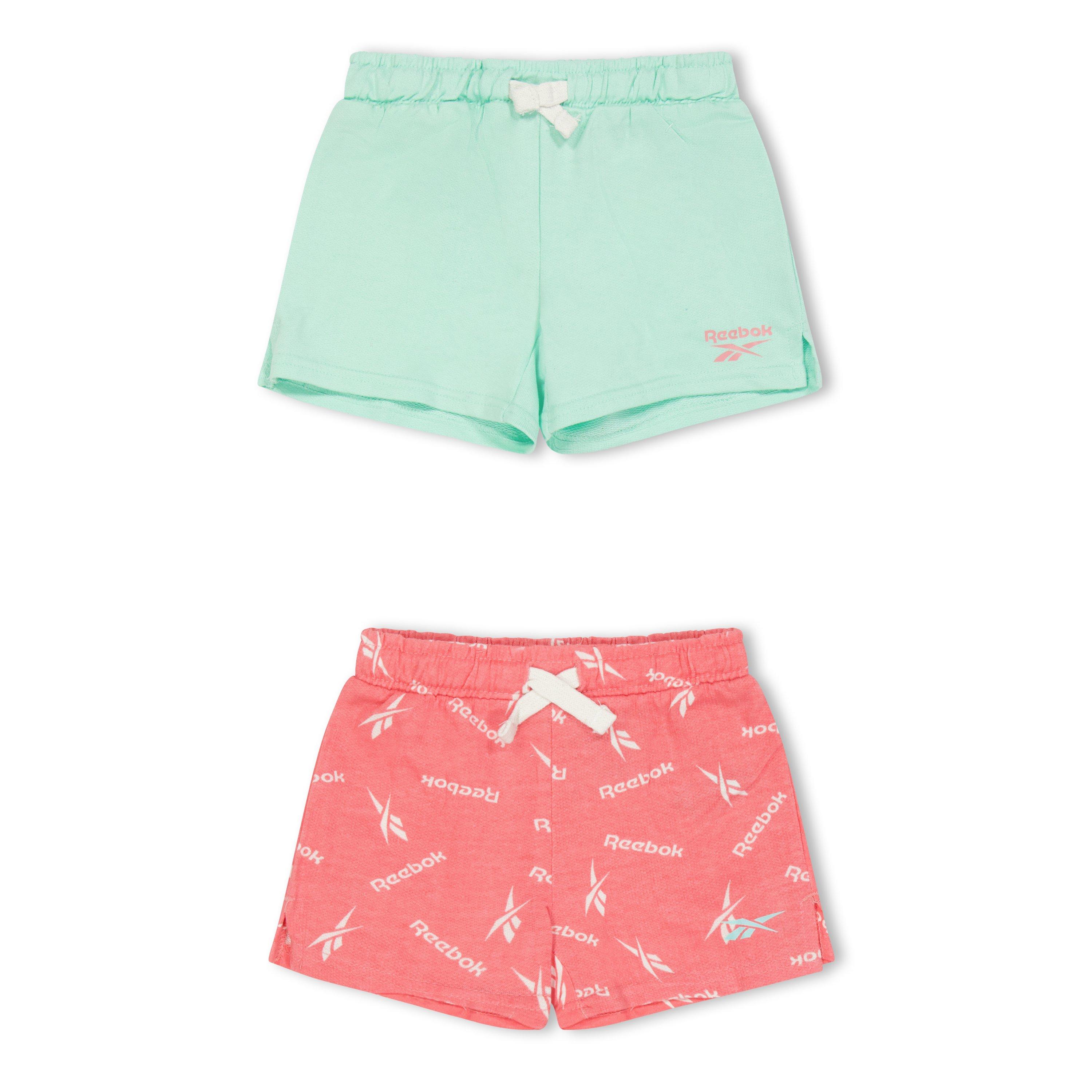 Strawberry - Reebok - Kids' Jersey Jogger Shorts - 1