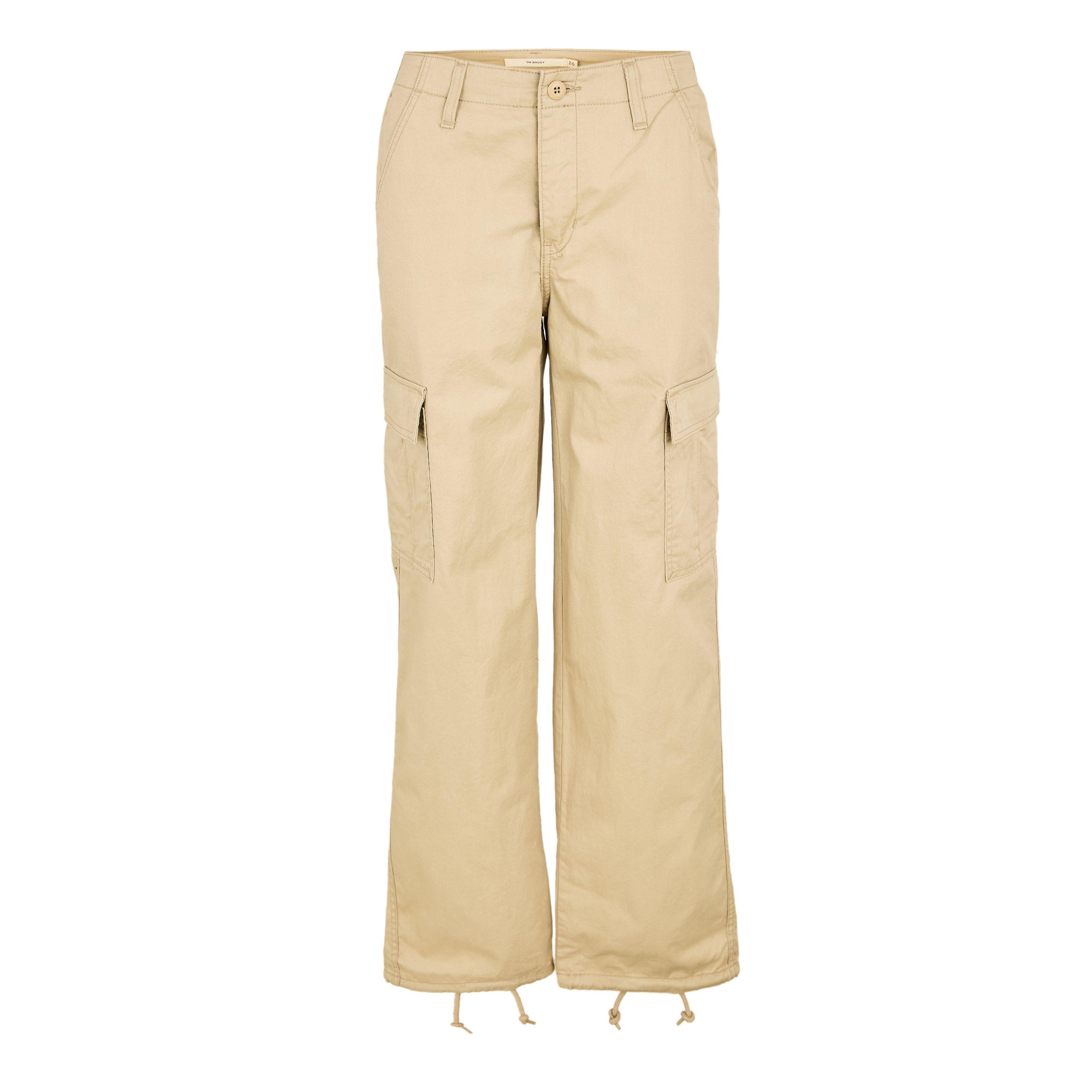 Levis Women's Baggy Cargo Jeans - Safari - 26 L32