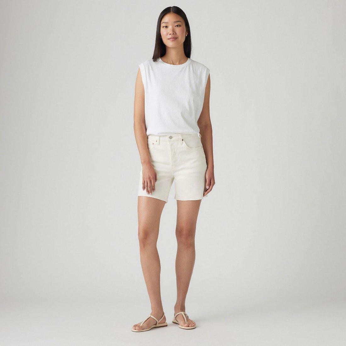 Disco Nights - Levis - Women's Mid Thigh Denim Shorts - 2