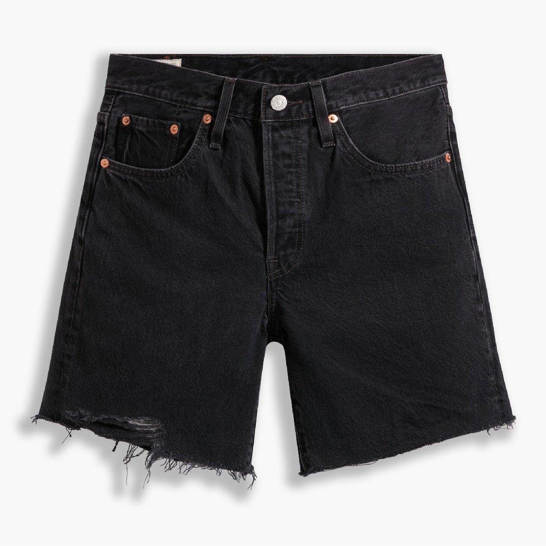 Levis 501 Mid Thigh Short Lunar Blac