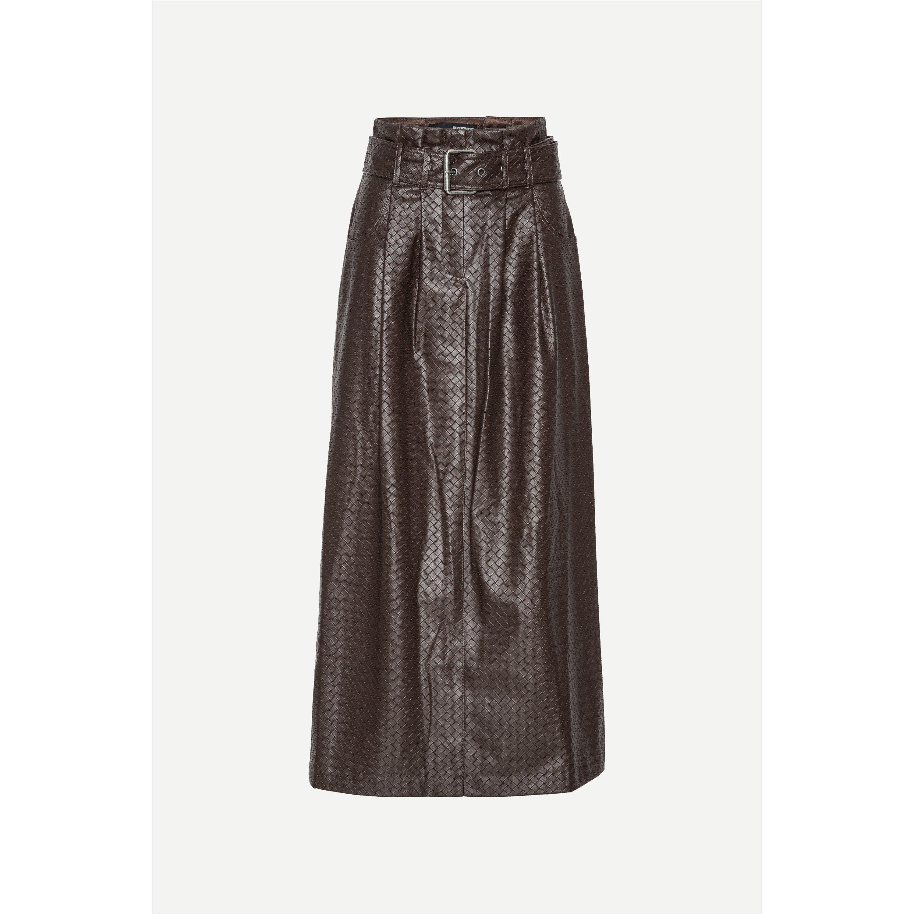 Rotate Women's Dax Midi Skirt - Chicory Coffee - 38