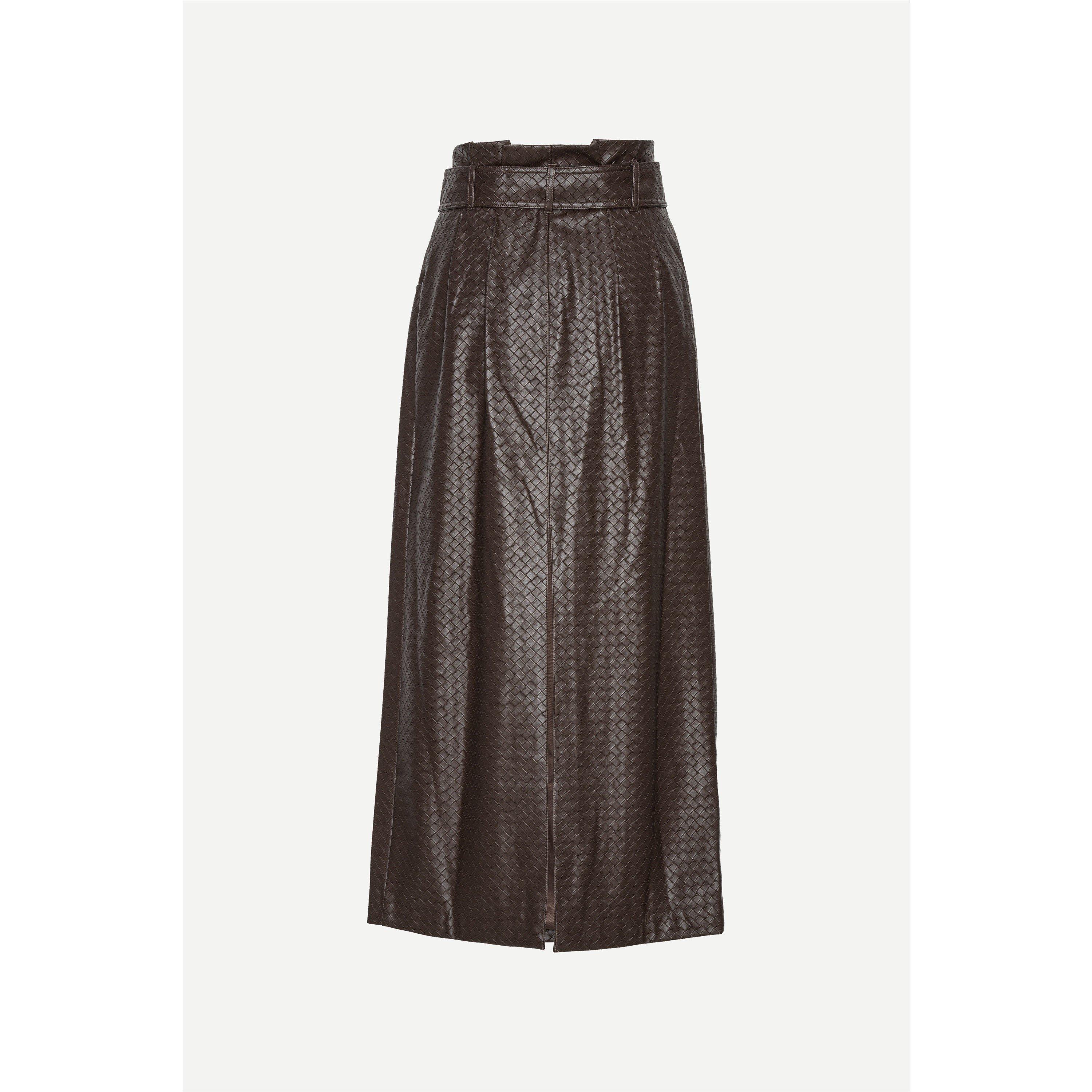 Chicory Coffee - Rotate - Rotate Dax Skirt Ld61 - 2
