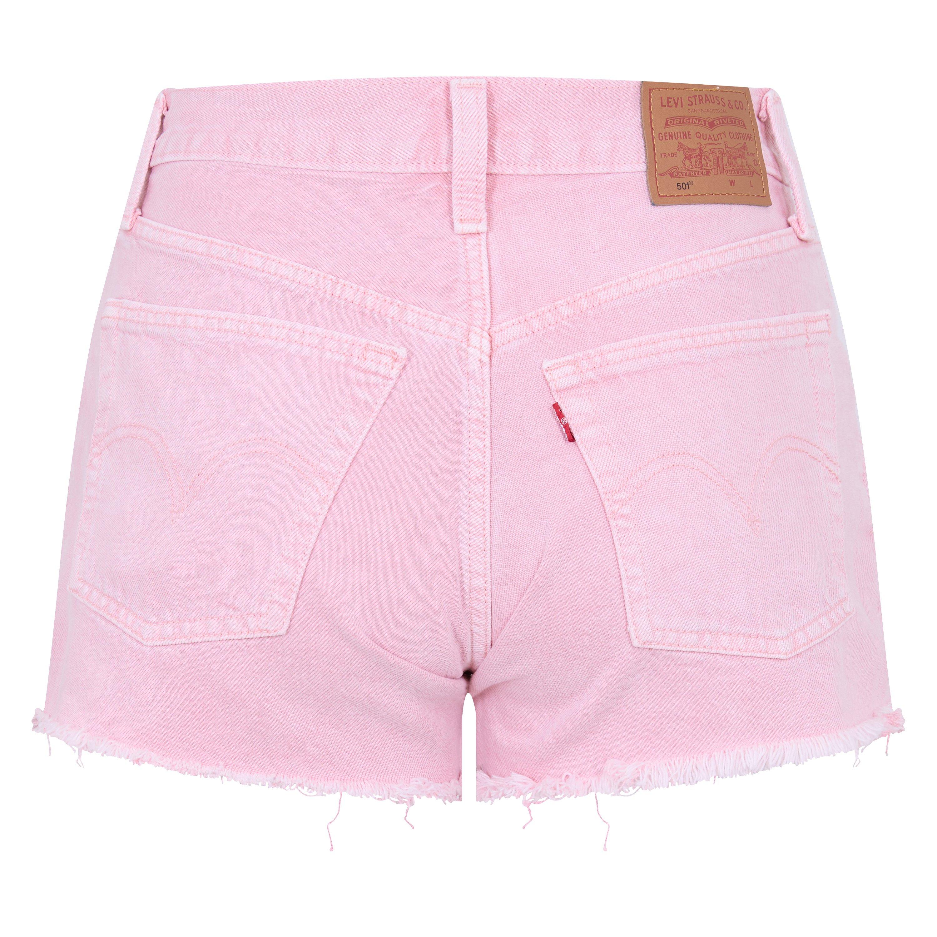 Quartzo Rosa - Levis - Women's Original Light Denim Shorts - 2