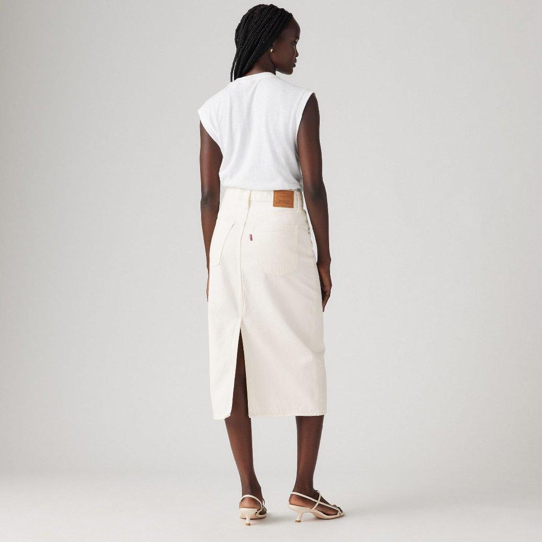 Snowing In La - Levis - Levis Hr Back Slit Skirt Snowing In - 3