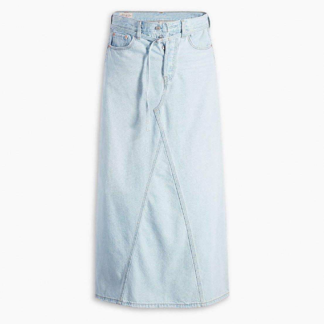 Levis Women's Iconic Long Denim Skirt - So Called Pants - 27 L32