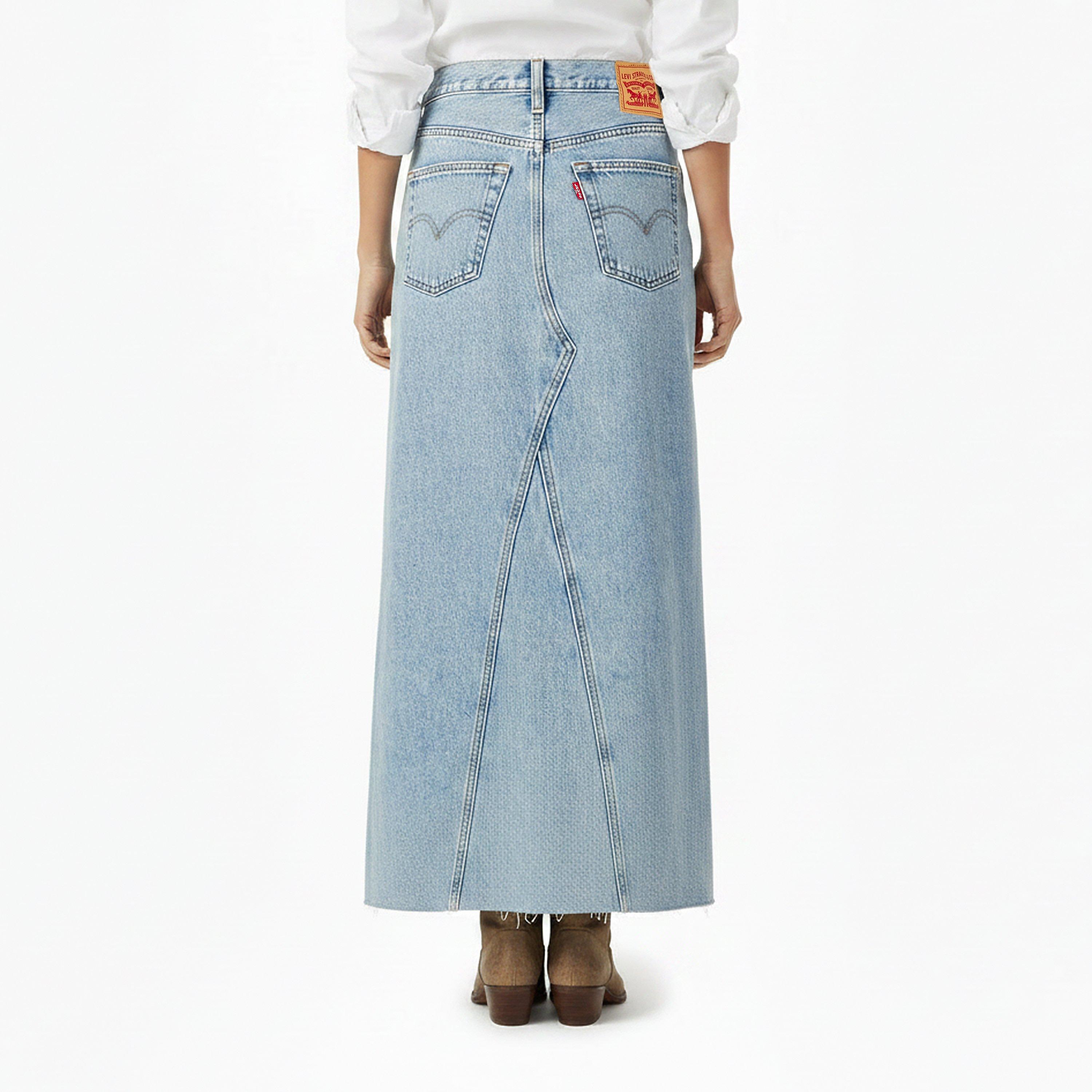 Mood Stone - Levis - Women's Iconic Long Denim Skirt - 4