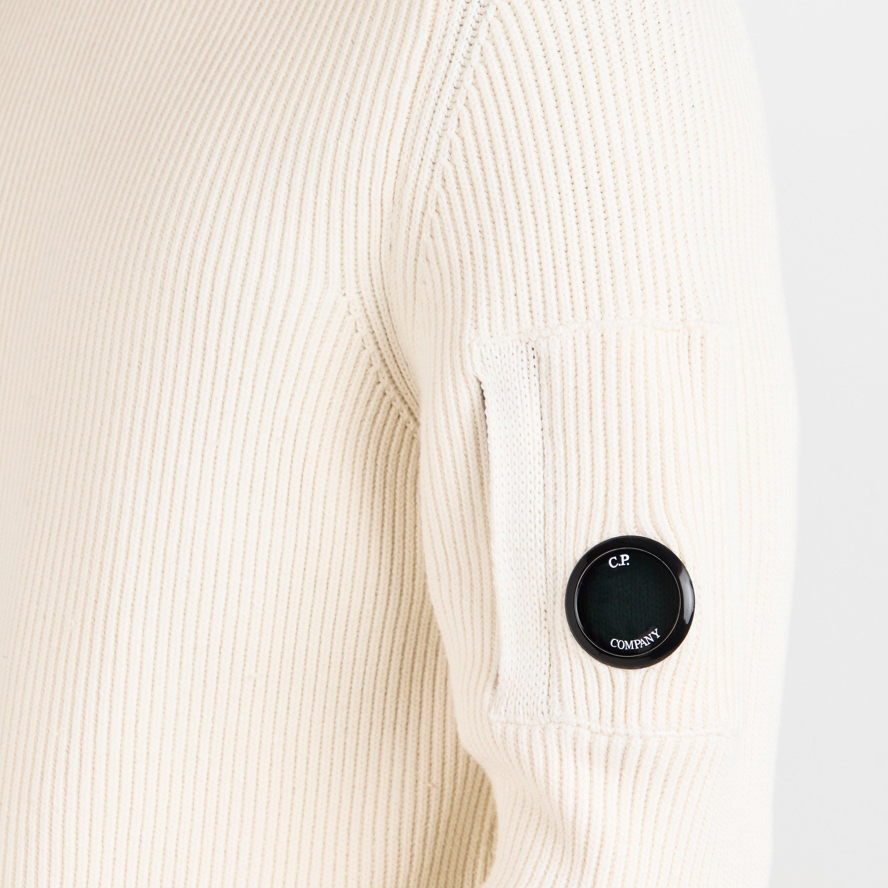 Gauze White 103 - CP Company - CP Ribbed Lens Knit Sn61 - 5