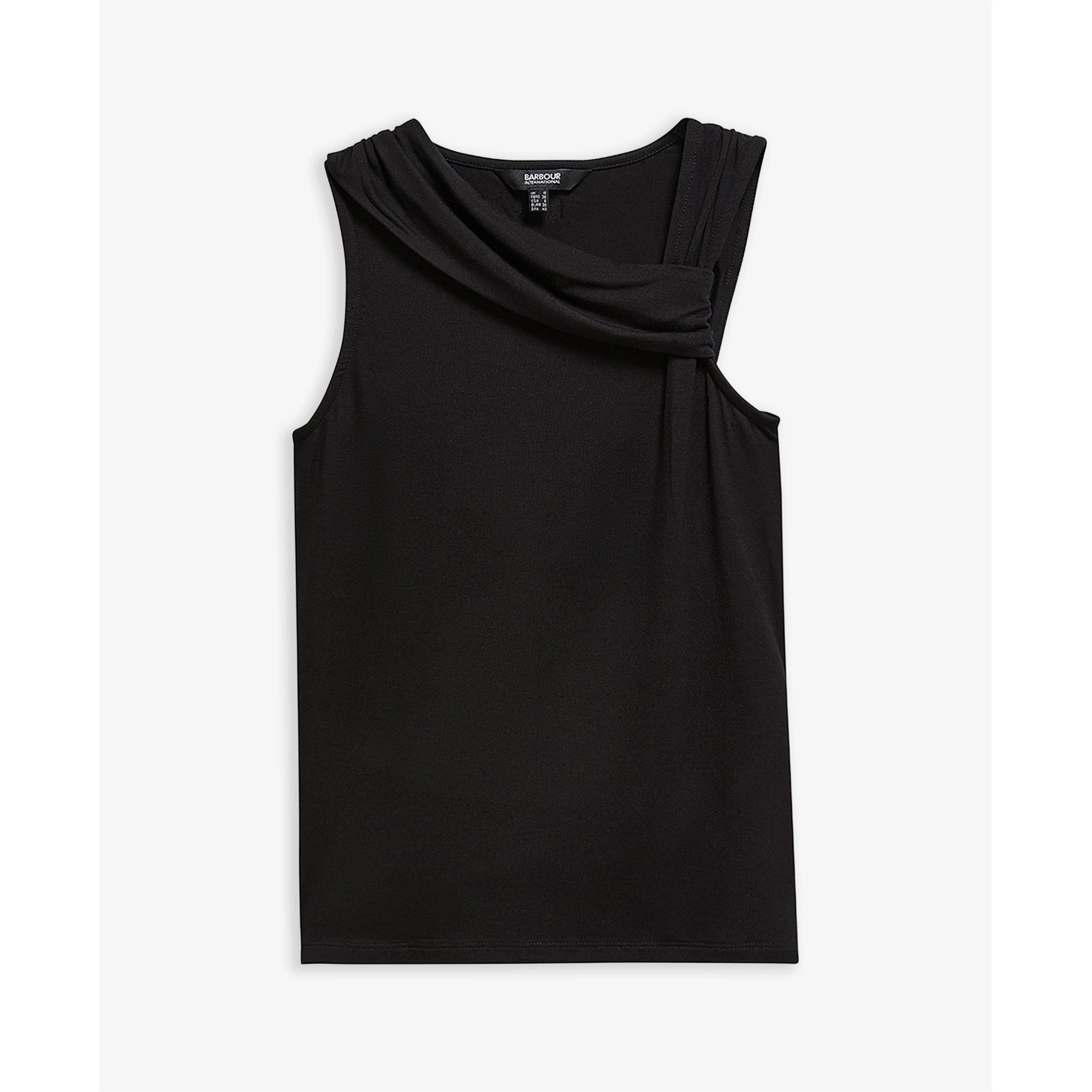 Black - Barbour International - Women's Cut Out Top - 1