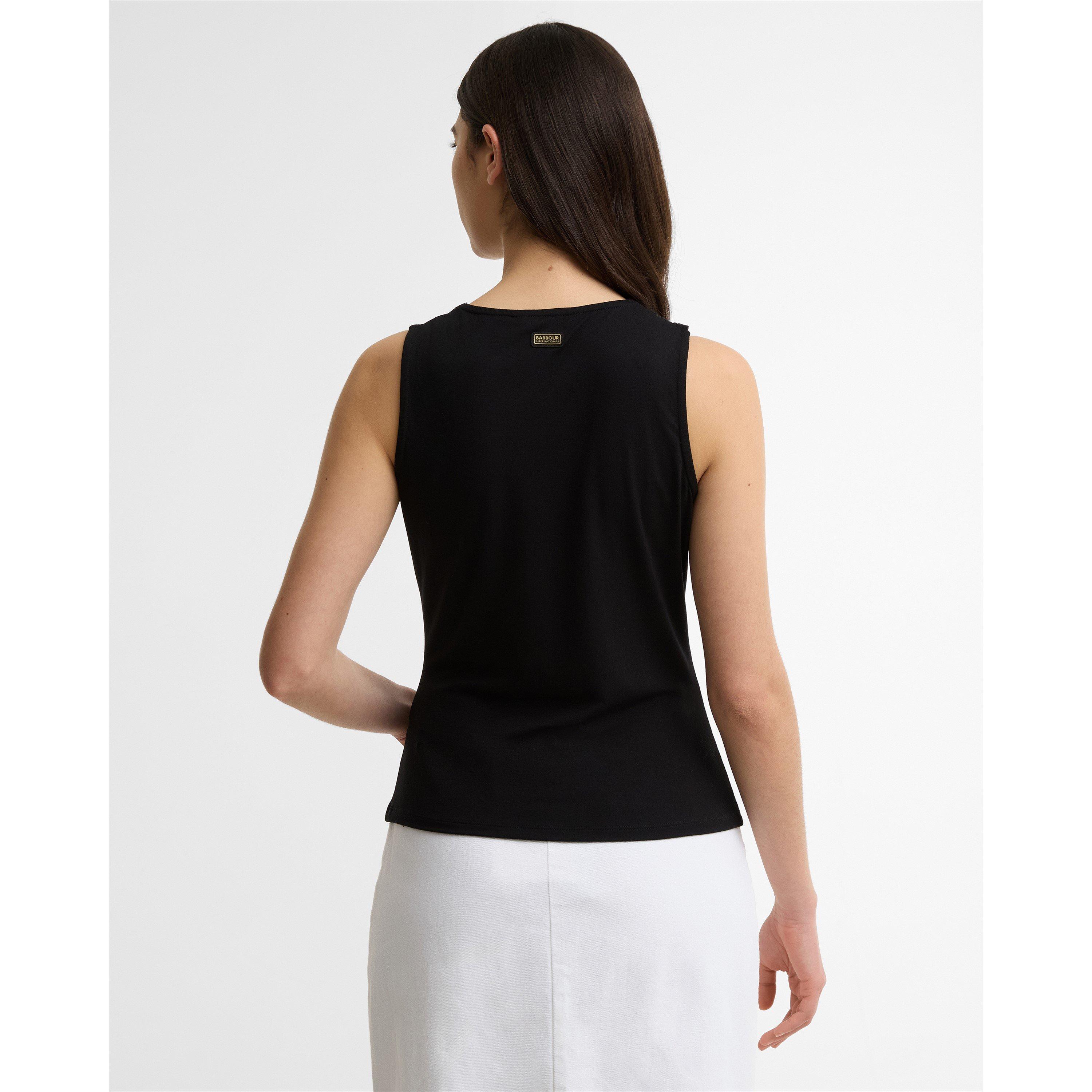 Black - Barbour International - Women's Cut Out Top - 3