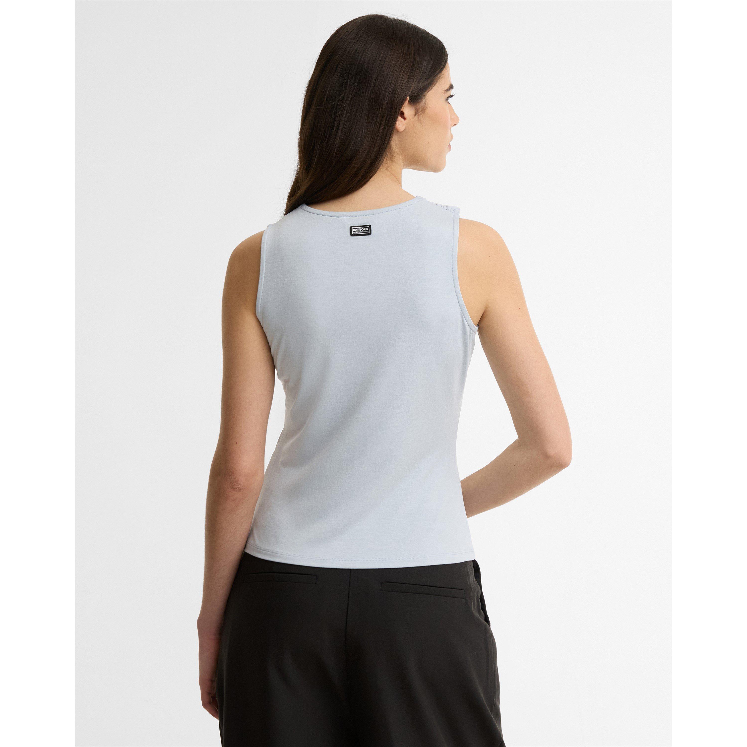 Pearl Blue - Barbour International - Women's Cut Out Top - 3